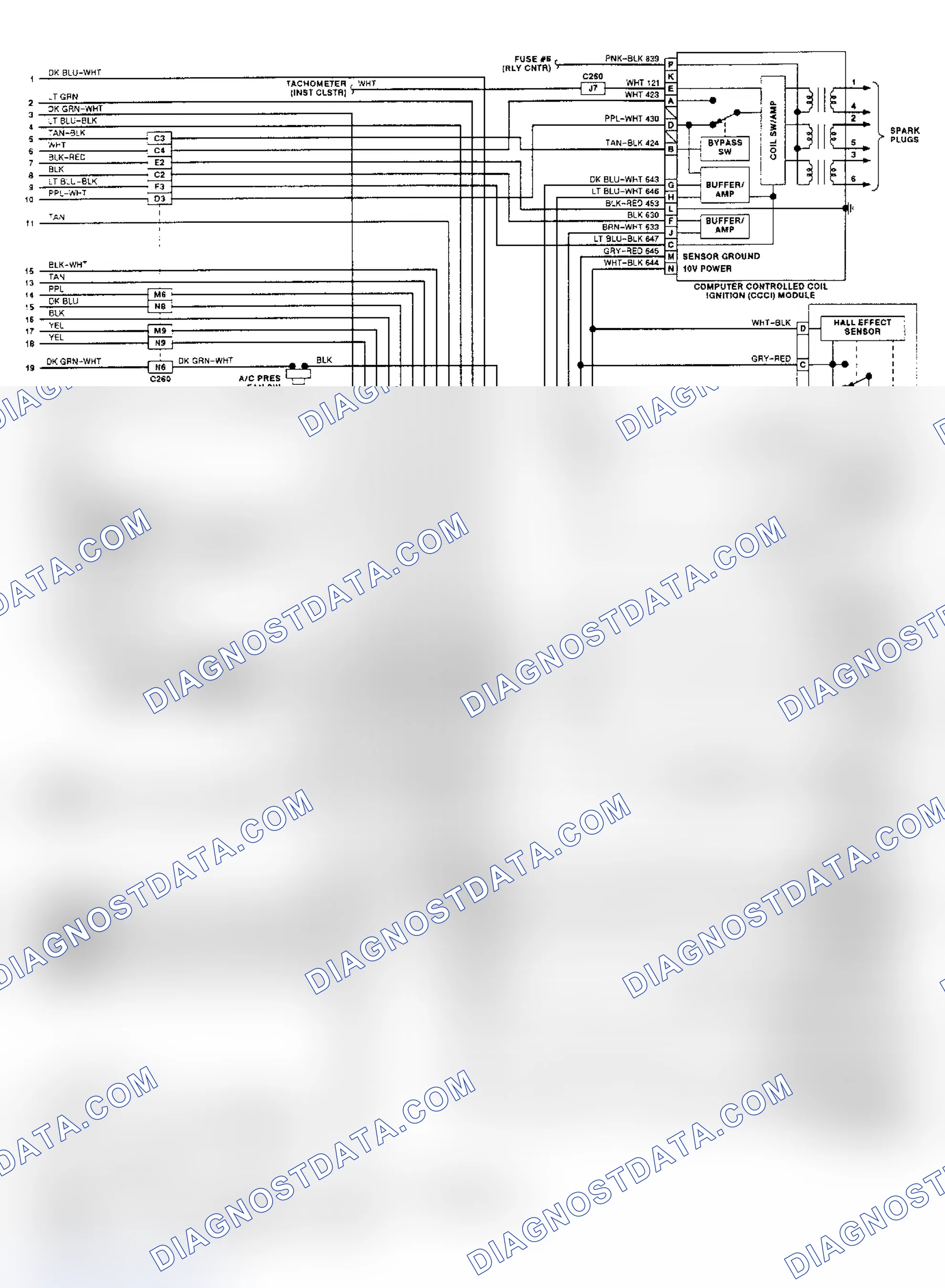 Scheme 23: 3.8L (VIN L & 1) PCM Wiring Diagram (2 Of 2 - Bonneville SSE & SSEi)