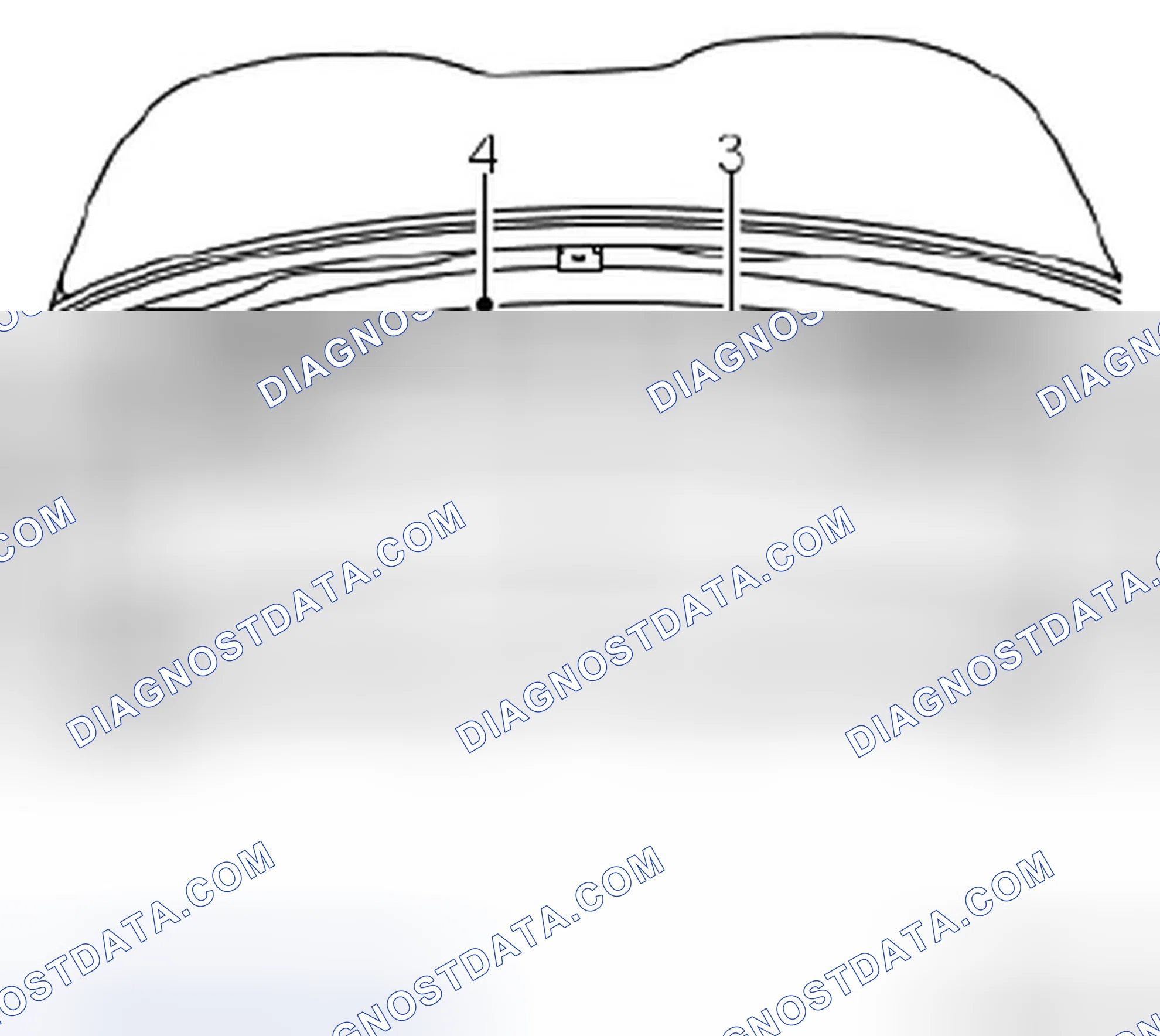Scheme 458: Adjustment and checking of position sensor, first bow locked
