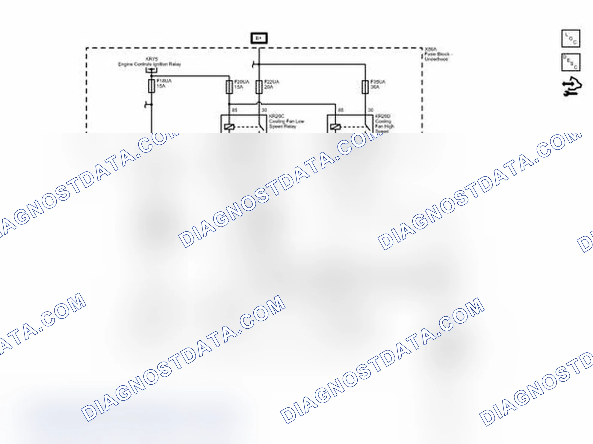 Scheme 1: Engine Cooling Wiring Schematics