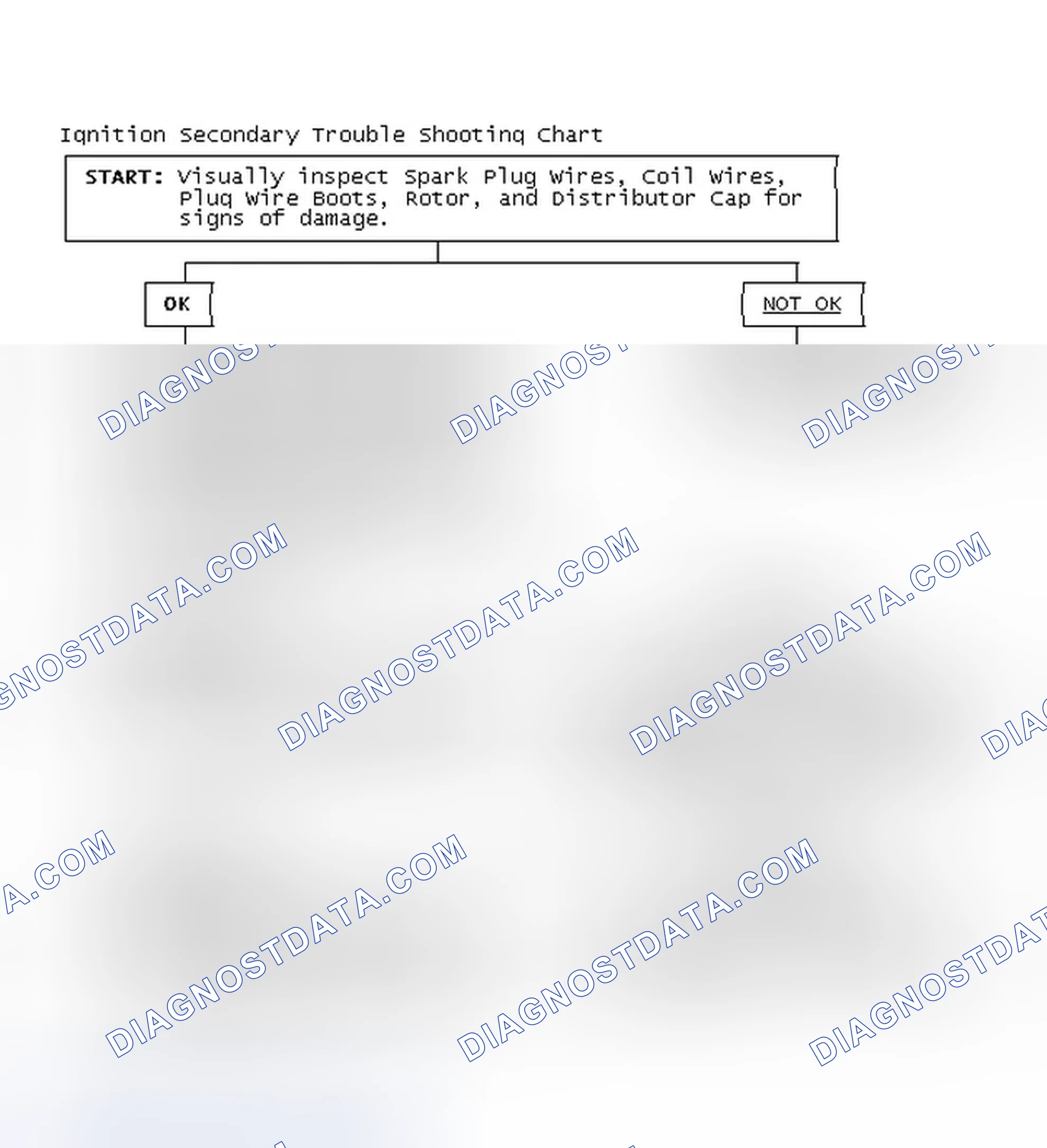 Scheme 1: Ignition Secondary Trouble Shooting Chart