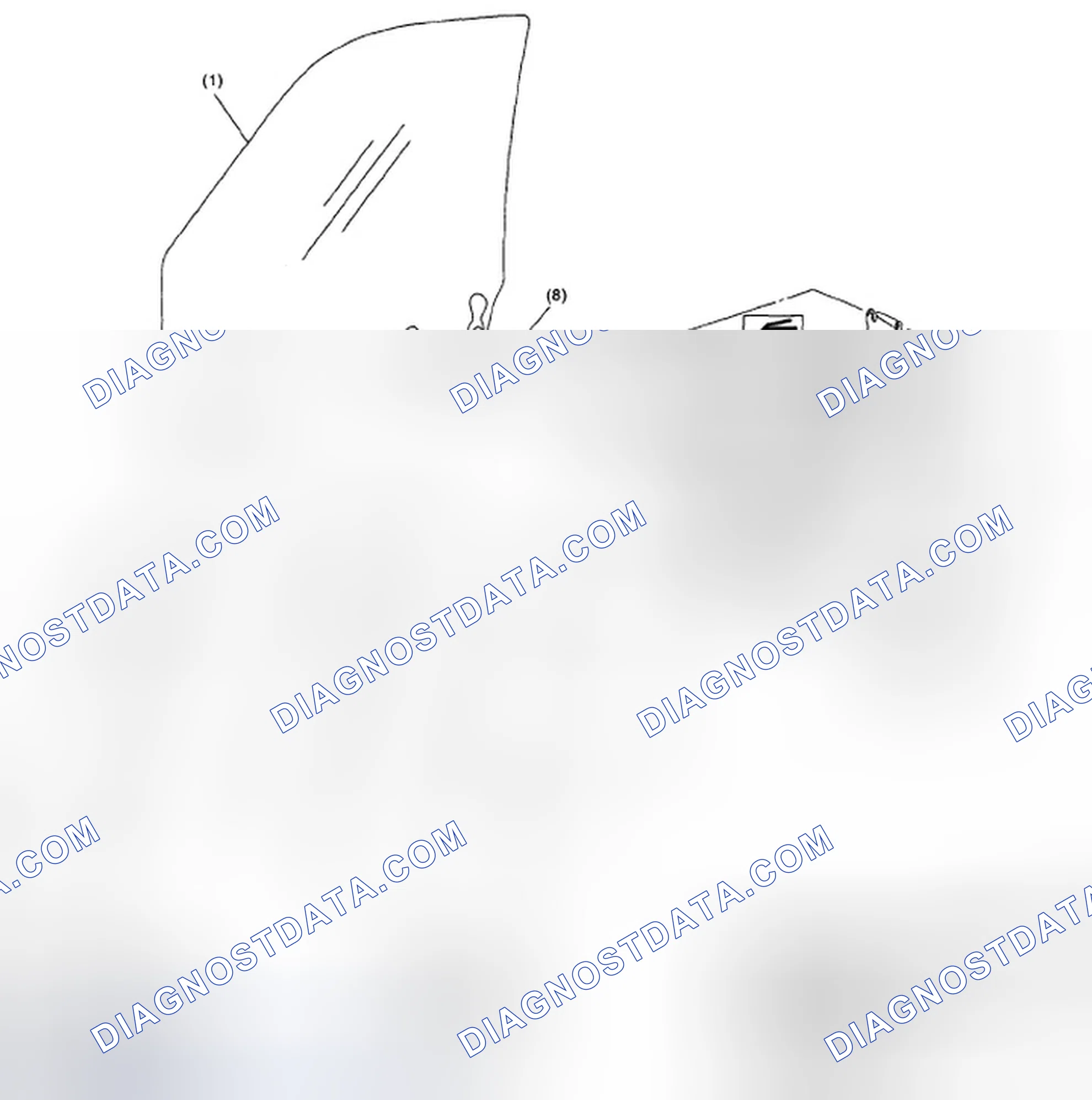 Scheme 2: FRONT DOOR GLASS
