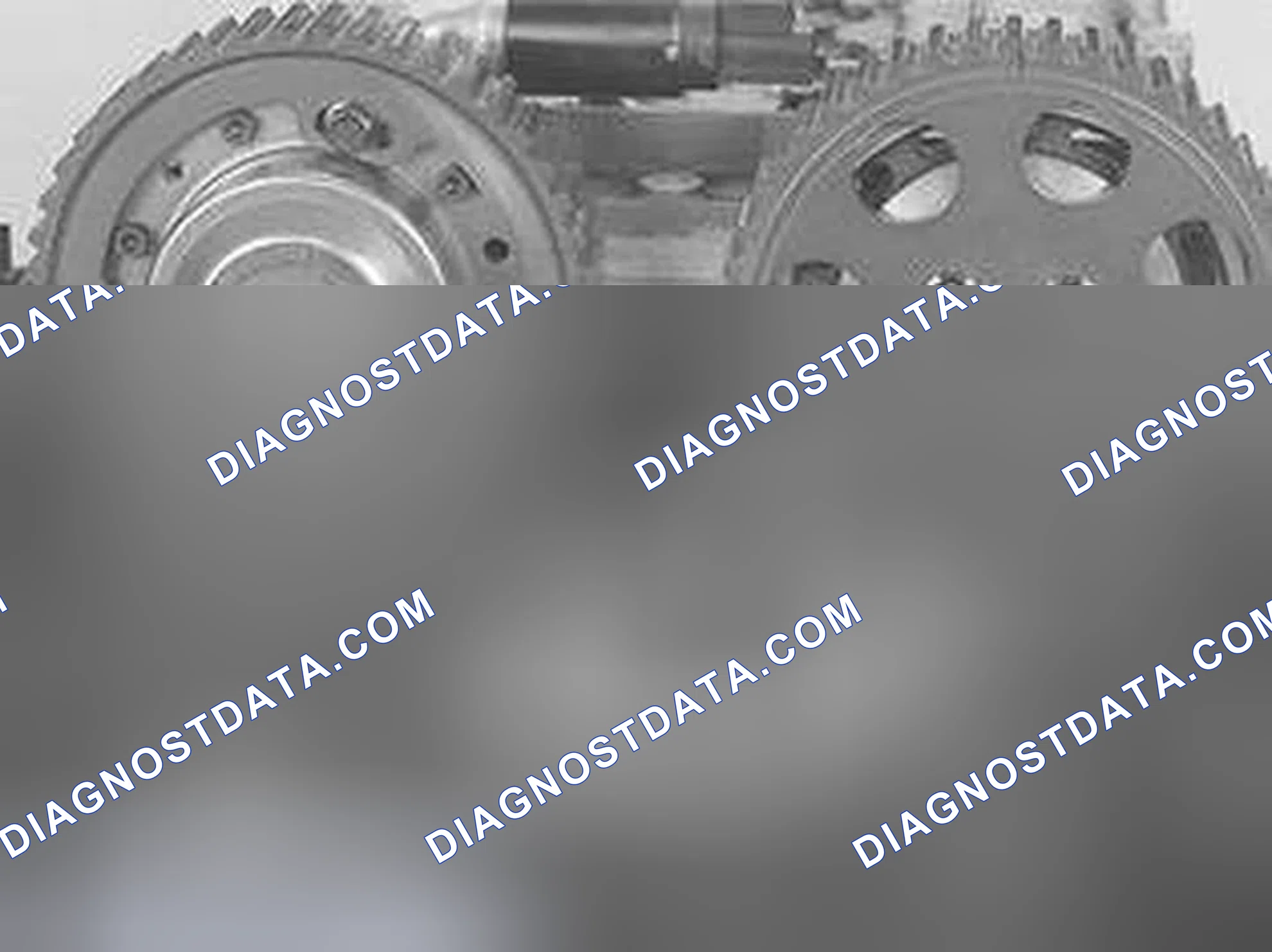 Scheme 515: Removing The Camshaft Variable Valve Timing Unit / Timing Belt Pulley