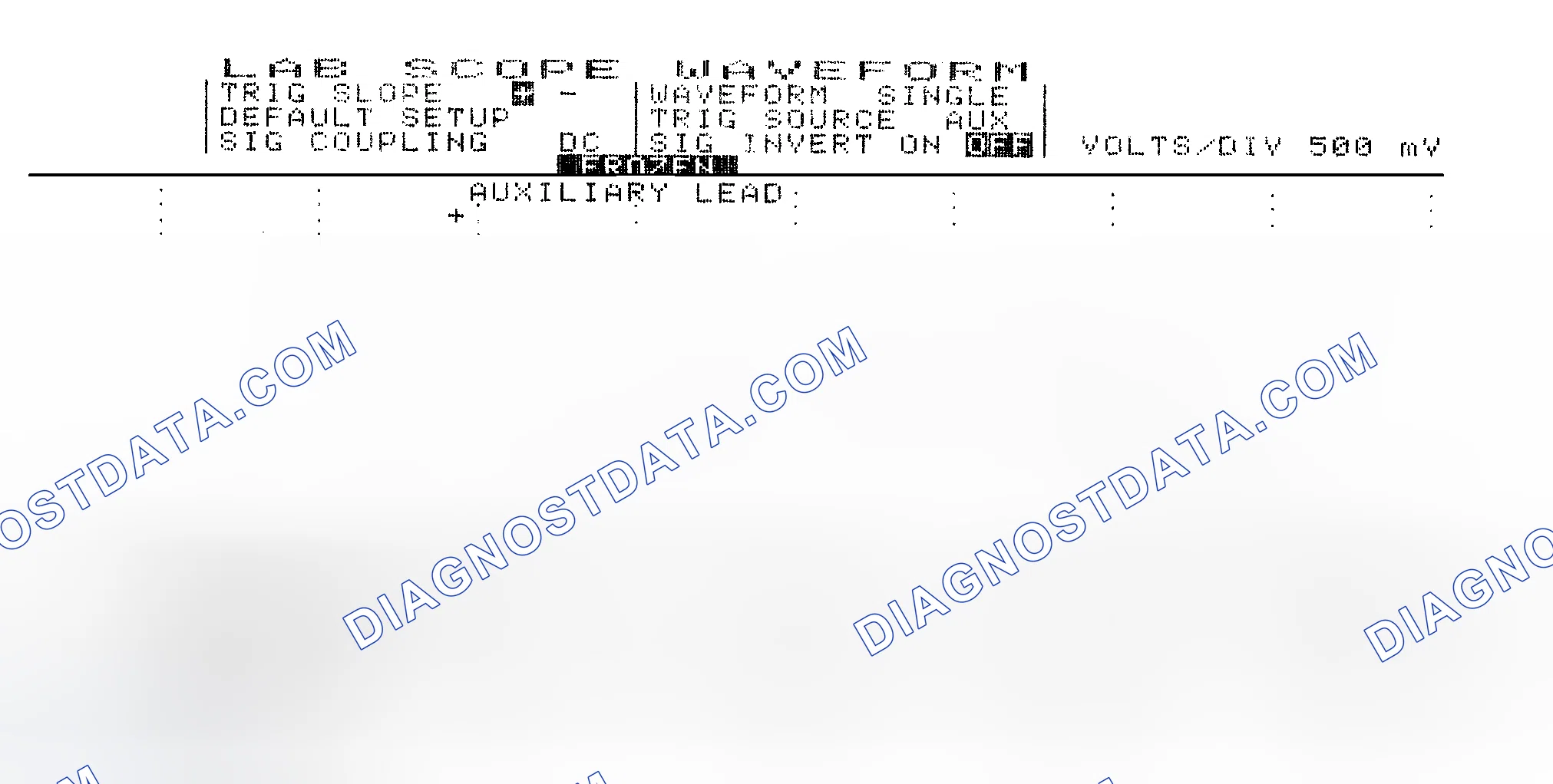 Scheme 14: Single Injector w/Excessive Current Flow - Current Pattern