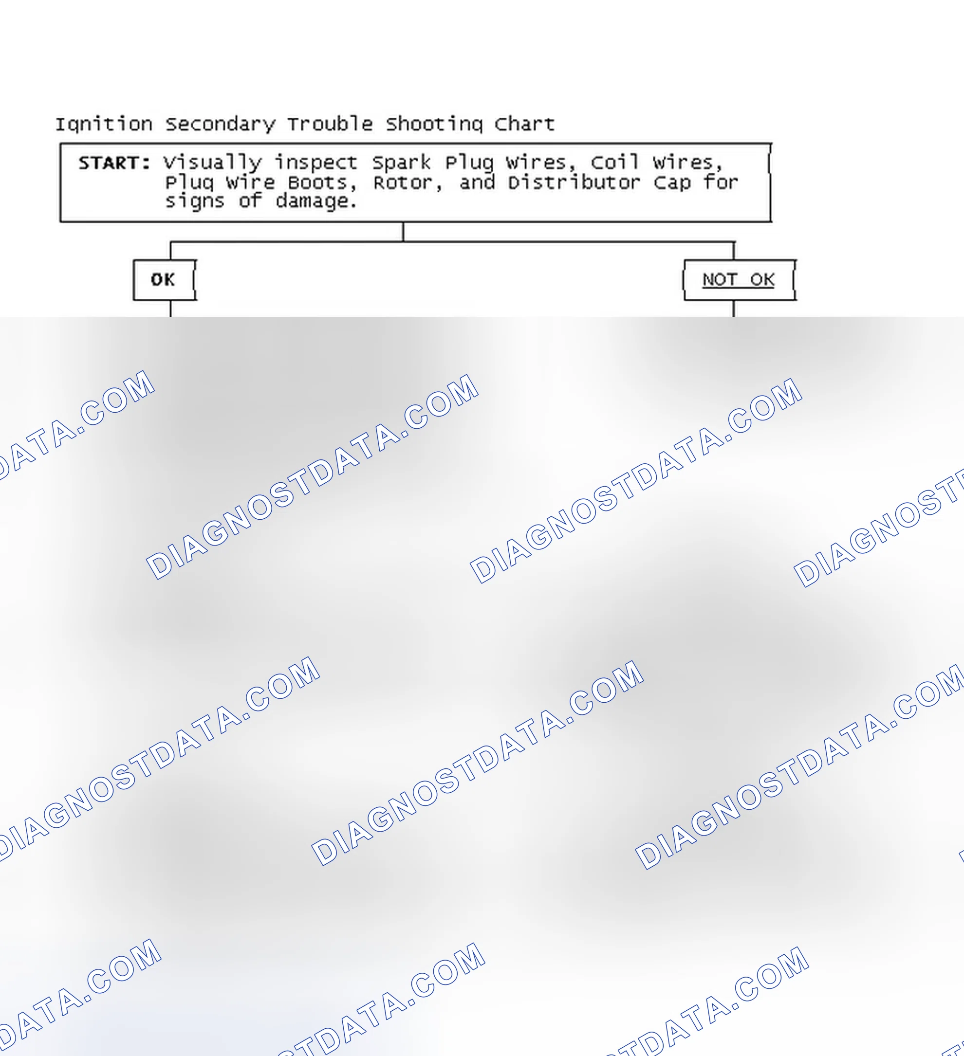 Scheme 1: Ignition Secondary Trouble Shooting Chart