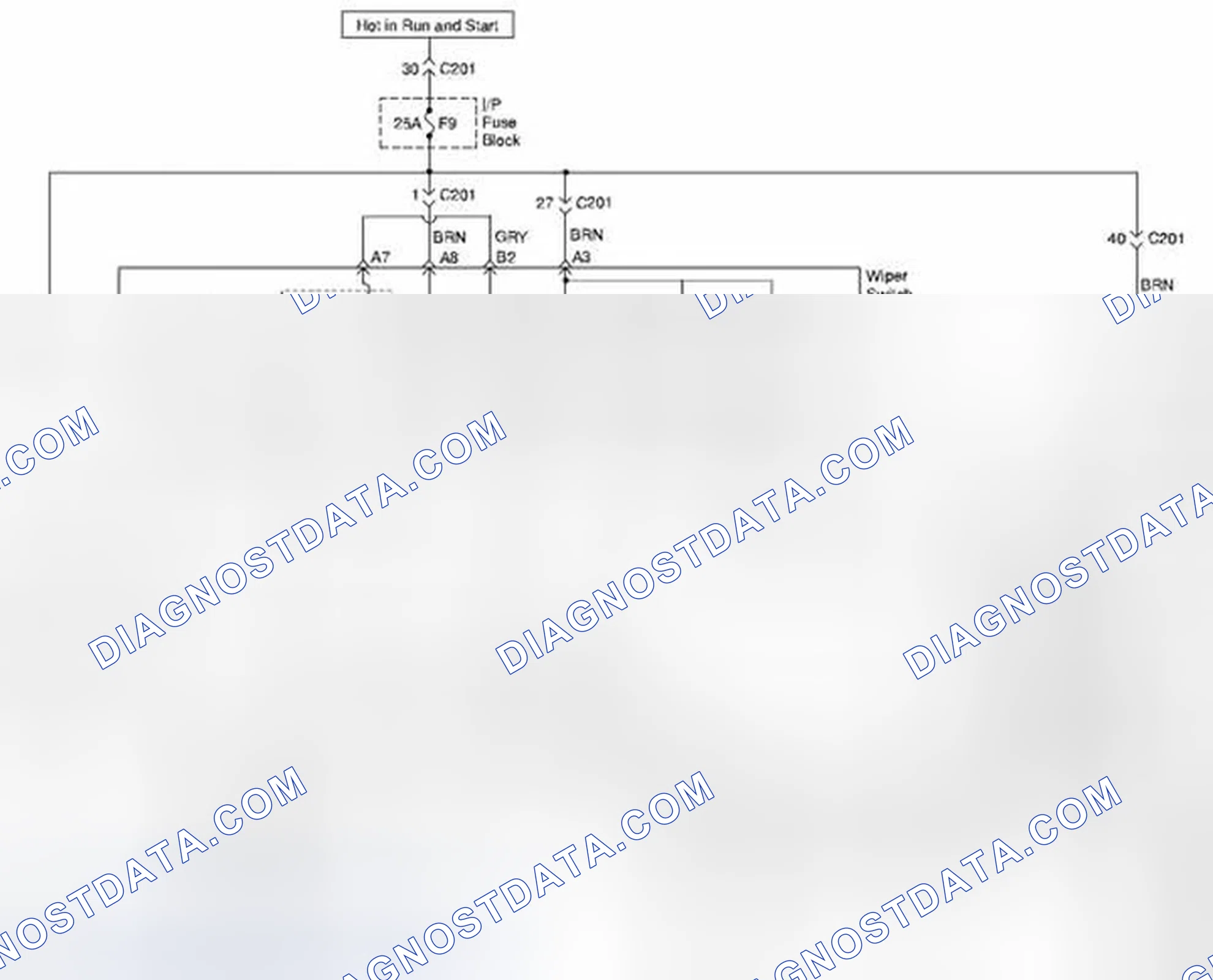 Scheme 5: For with REAR INTERMITTENT, STATION WAGON Model