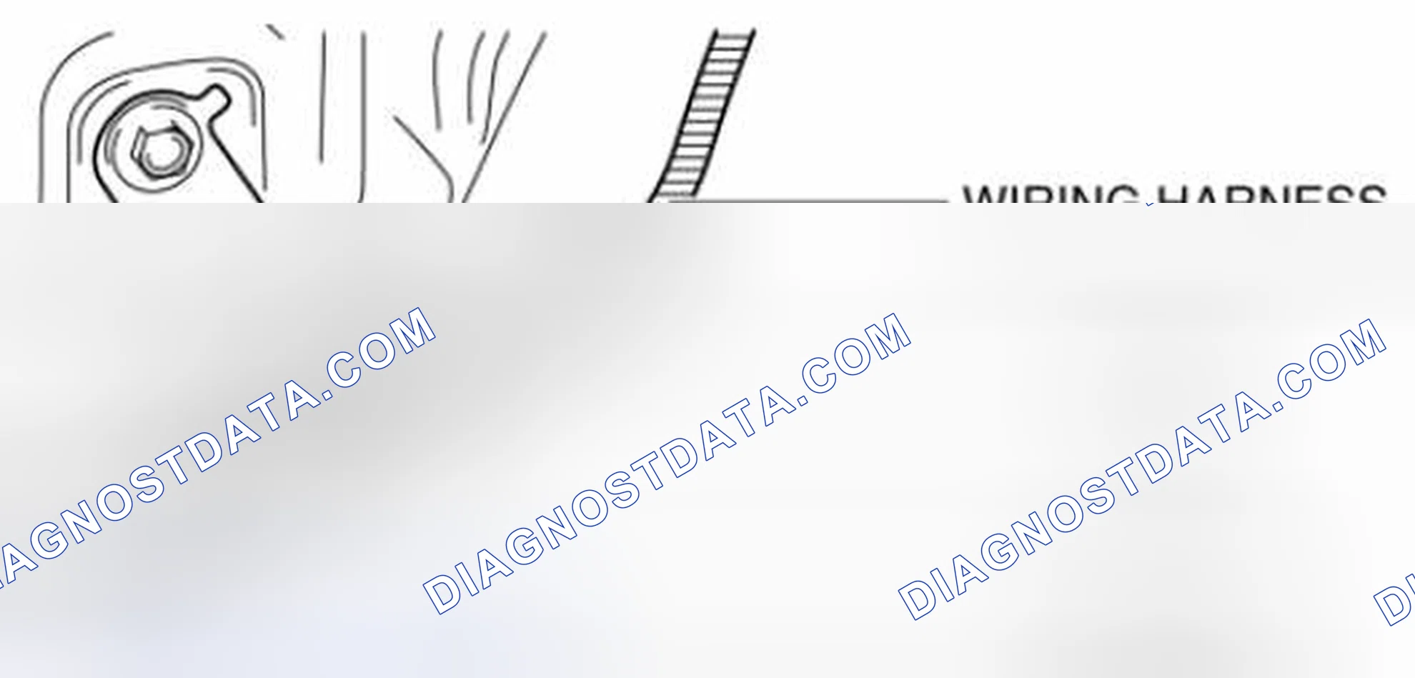 Scheme 216: Assembly of Wiring Harness to Wire Clip Note