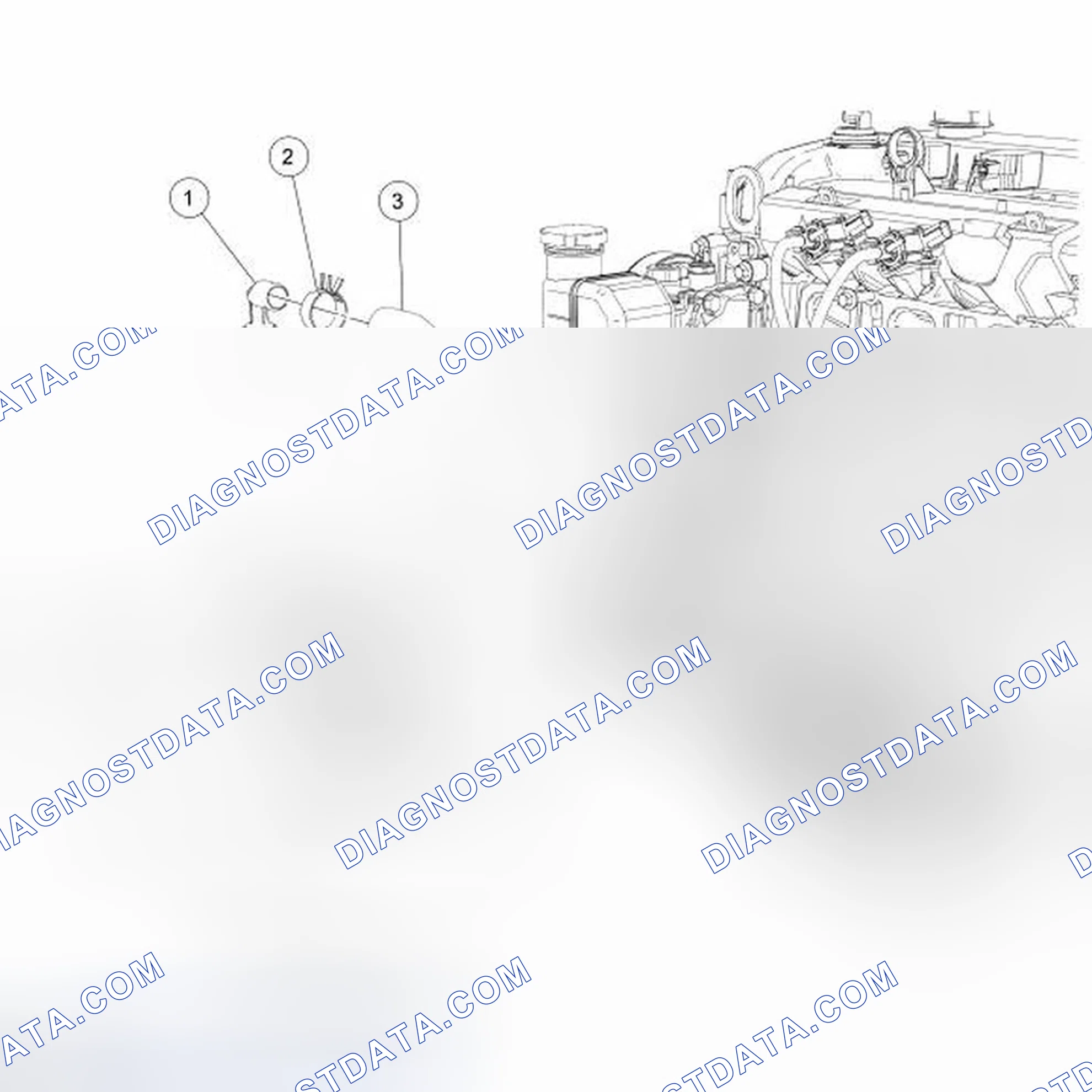 Scheme 7: Positive Crankcase Ventilation (PCV) System Components - Exploded View