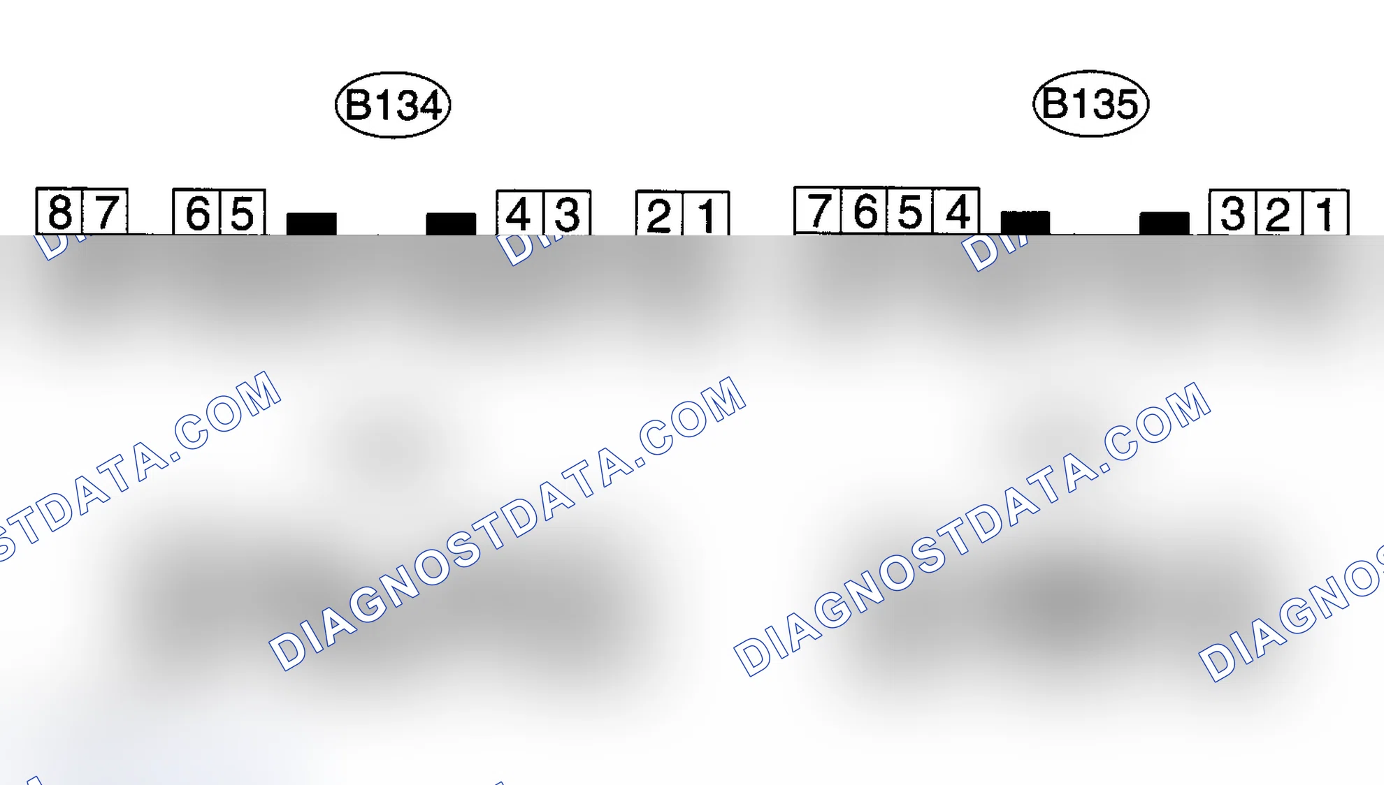 Scheme 1: IDENTIFYING ECM HARNESS CONNECTORS (BAJA, LEGACY & OUTBACK 2.5L)