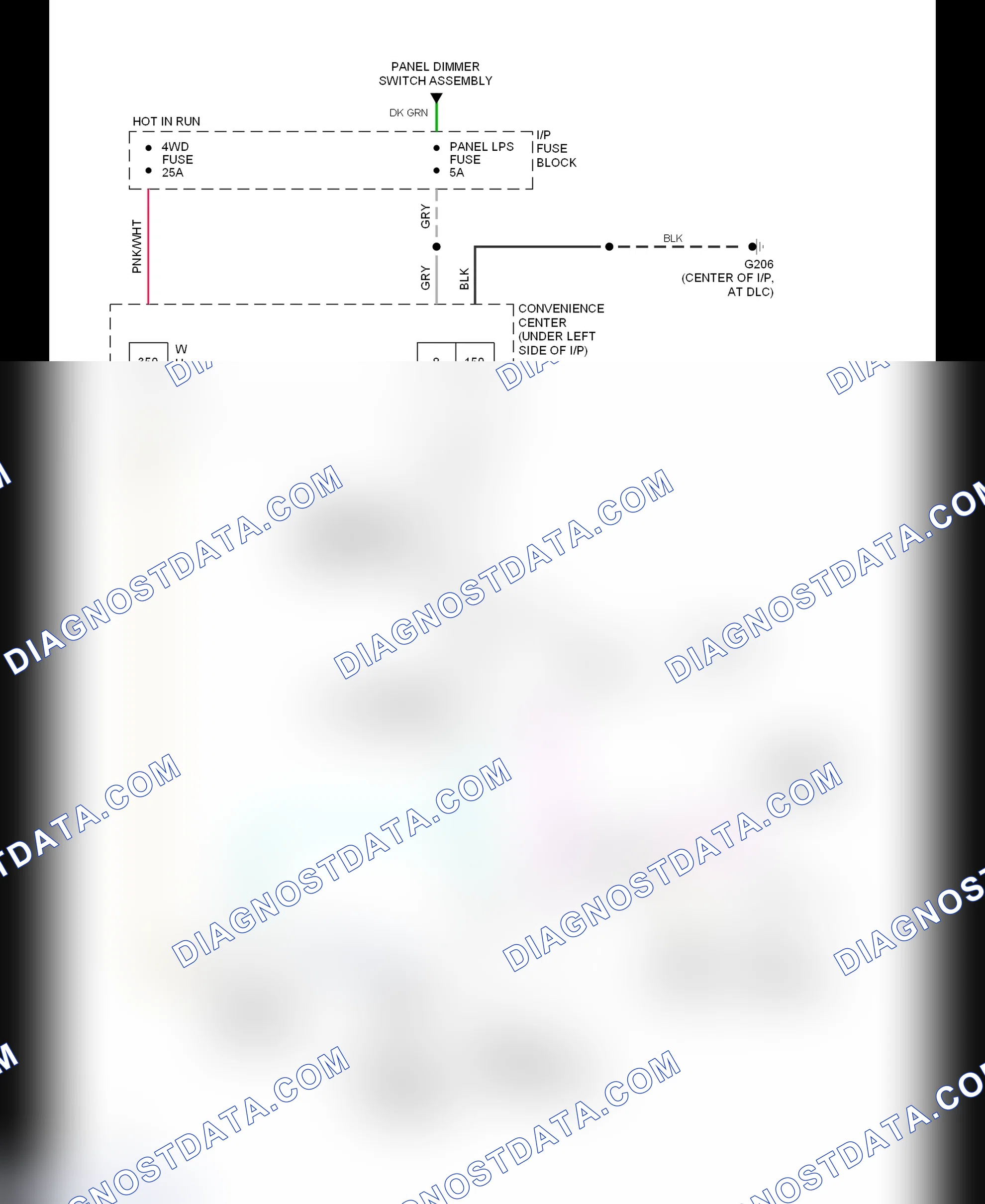 Scheme 8: Transfer Case Circuit (1993 H/D 4-Speed A/T)