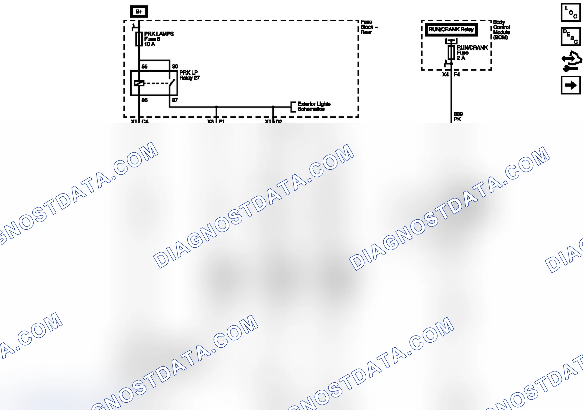 Scheme 8: Door Lamps and I/P Air Bag Indicator Wiring Schematics