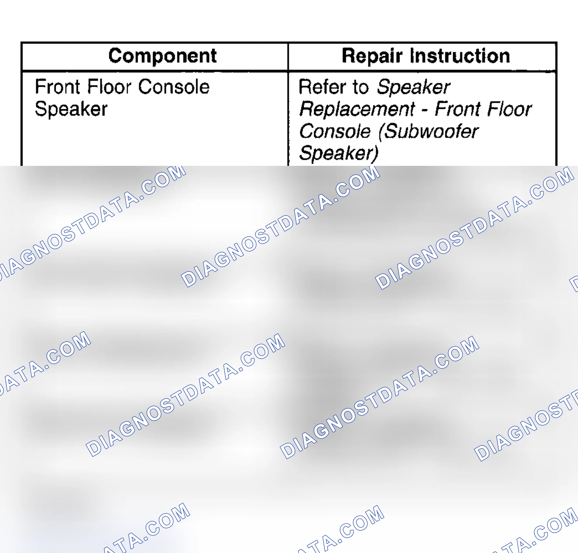 Scheme 106: Speaker Replacement Reference