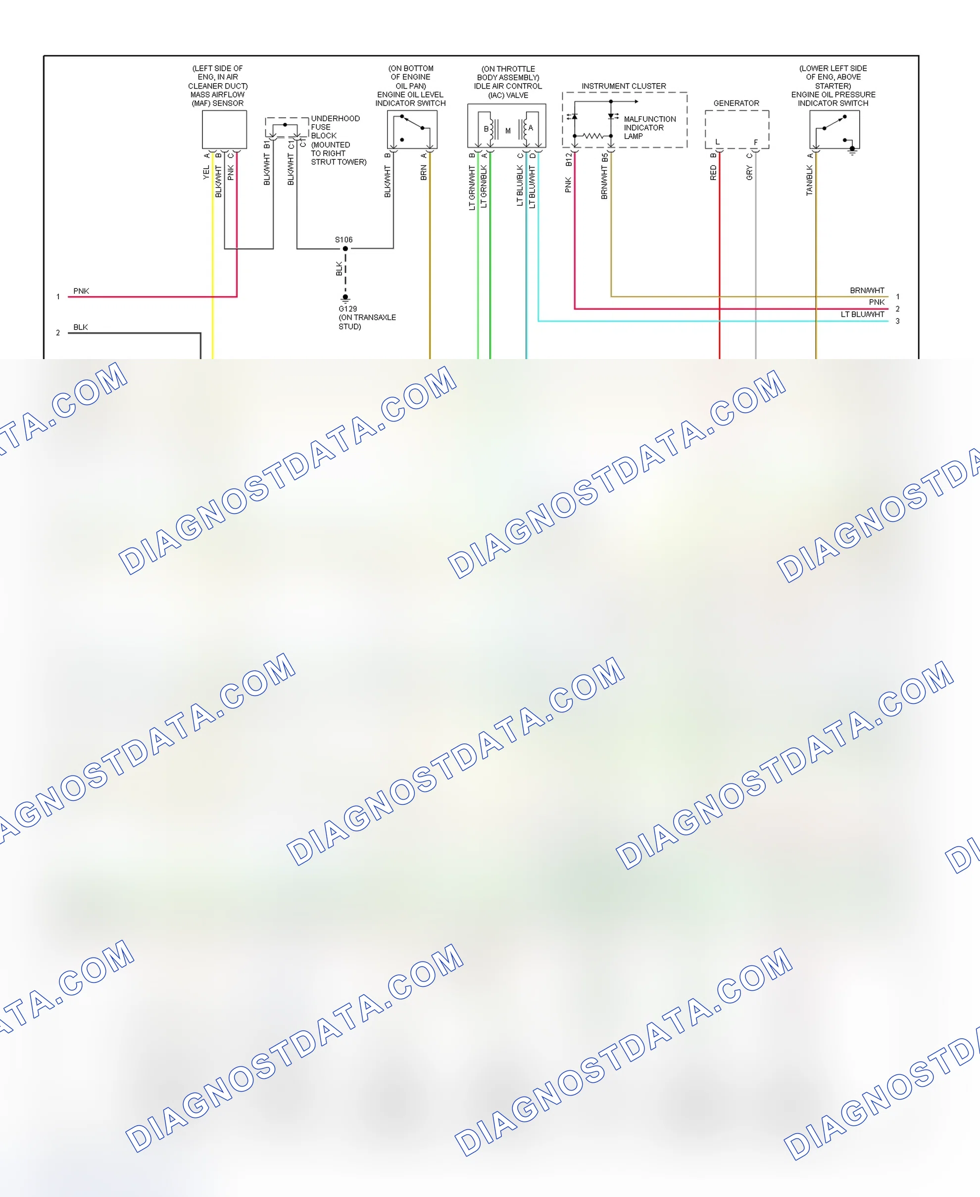 Scheme 48: PCM Wiring Diagram (Century - 3.1L - 3 Of 4)