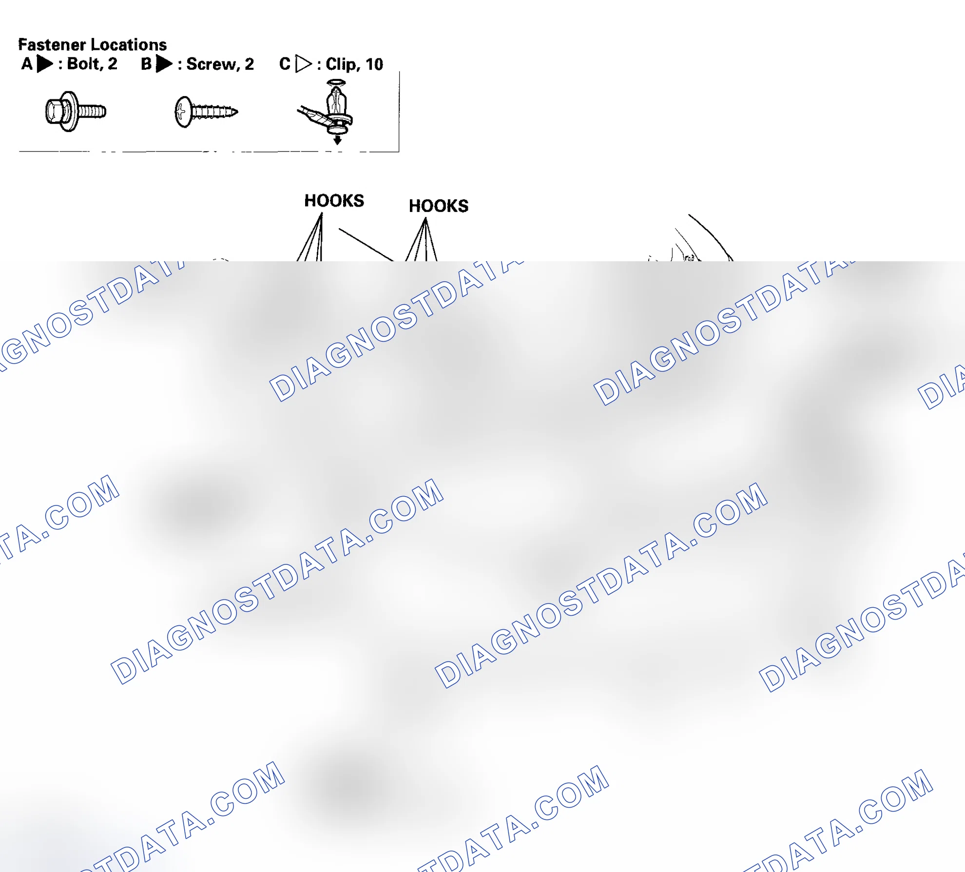 Scheme 1: Front Bumper Removal/Installation