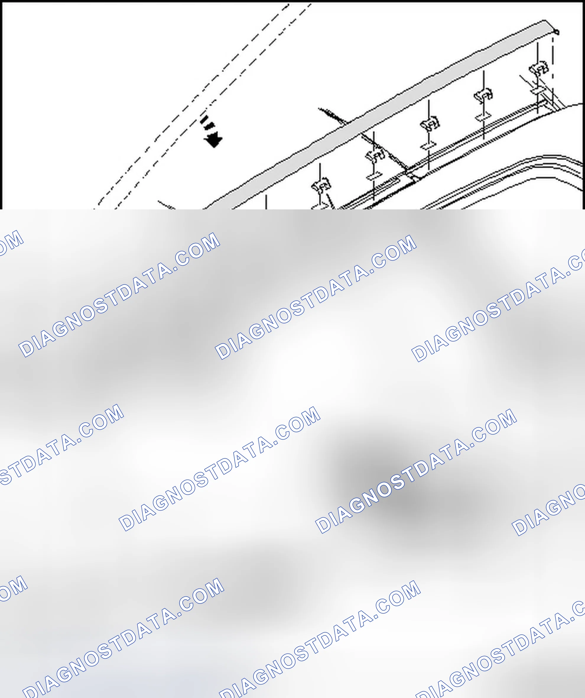 Scheme 11: Removing and installing roof molding