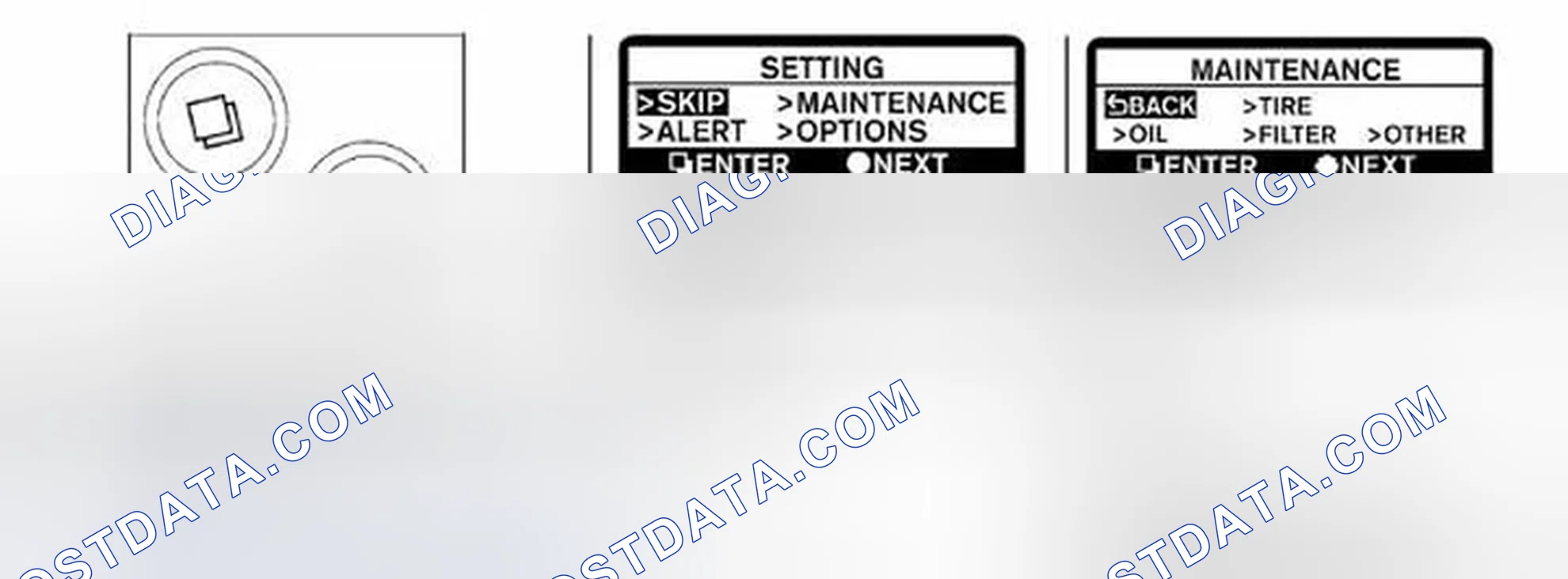 Scheme 15: MAINTENANCE REMINDER DISPLAY RESET - PROCEDURE 11
