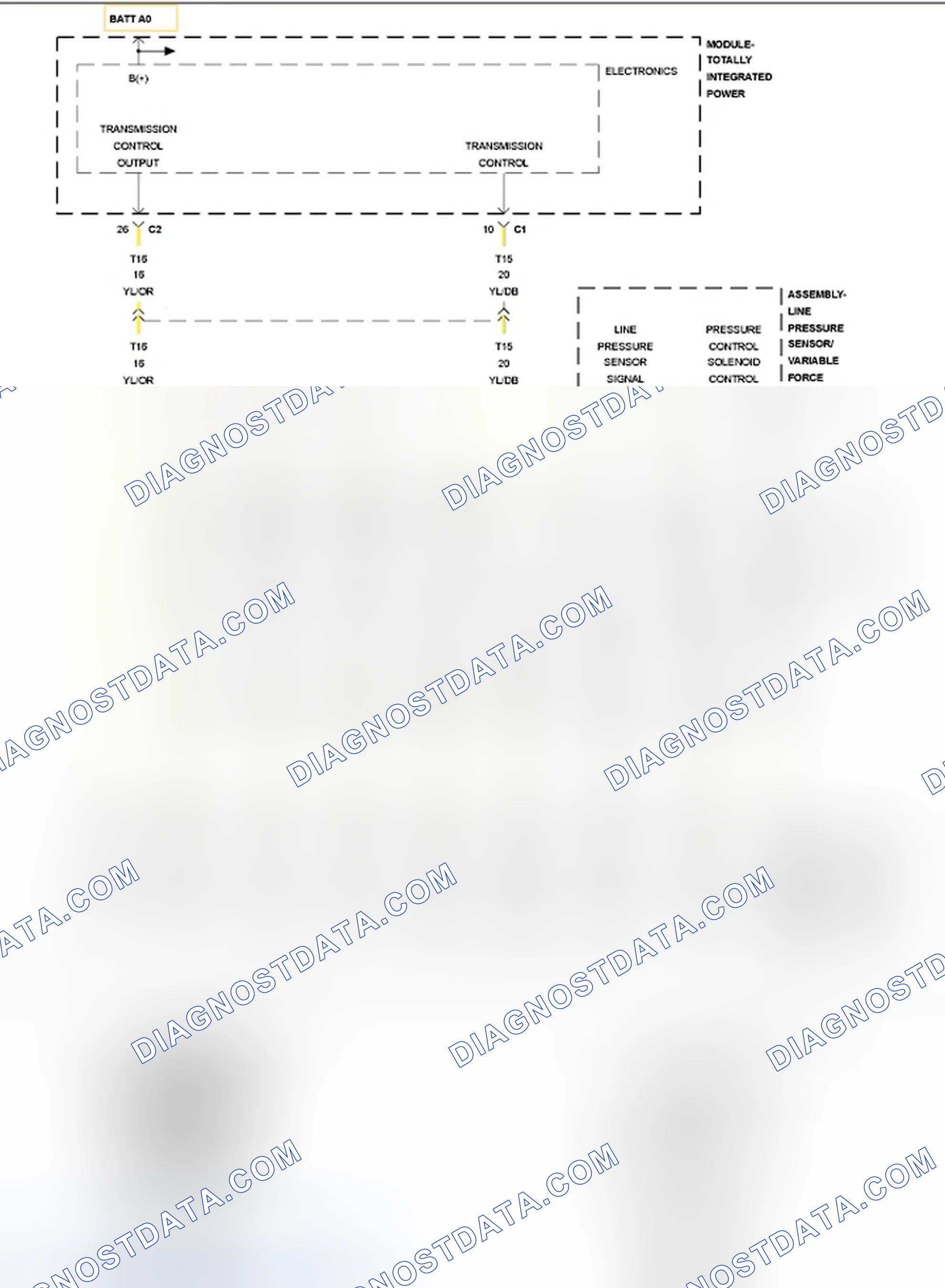 Scheme 785: P0750-LR SOLENOID CIRCUIT
