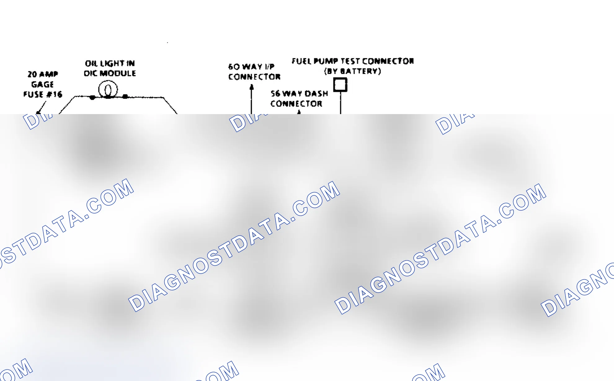 Scheme 413: Chart A5 Schematic, Fuel Sys Elect Test (3.8L Except w/Standard Instrument Cluster