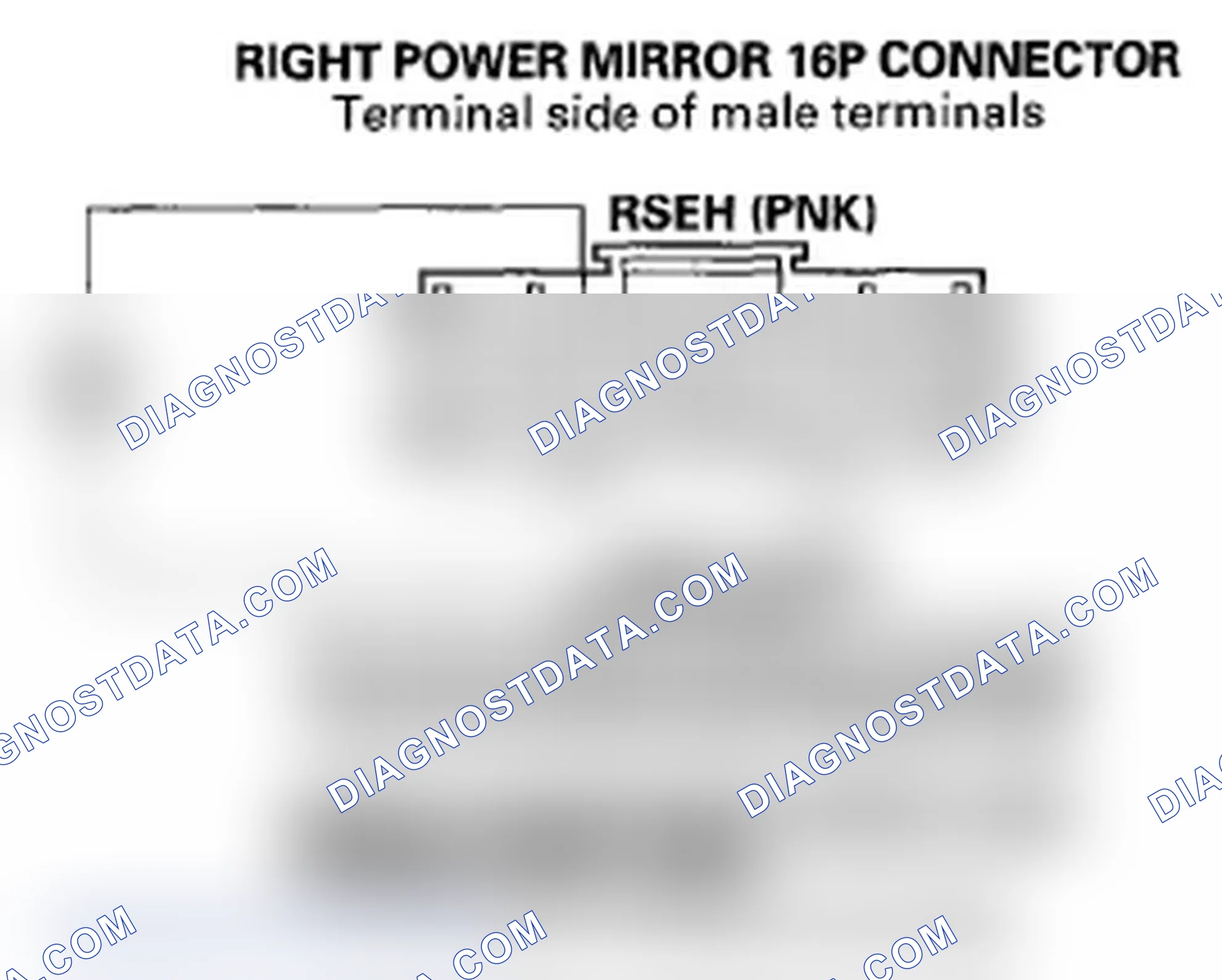 Scheme 86: DTC B2184: Right Power Mirror Horizontal Sensor Signal Error