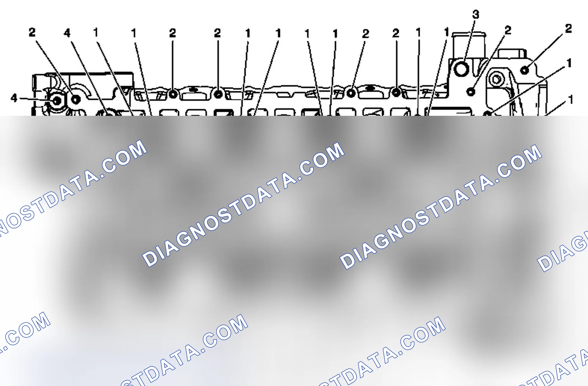 Scheme 12: Cylinder Head- Top View