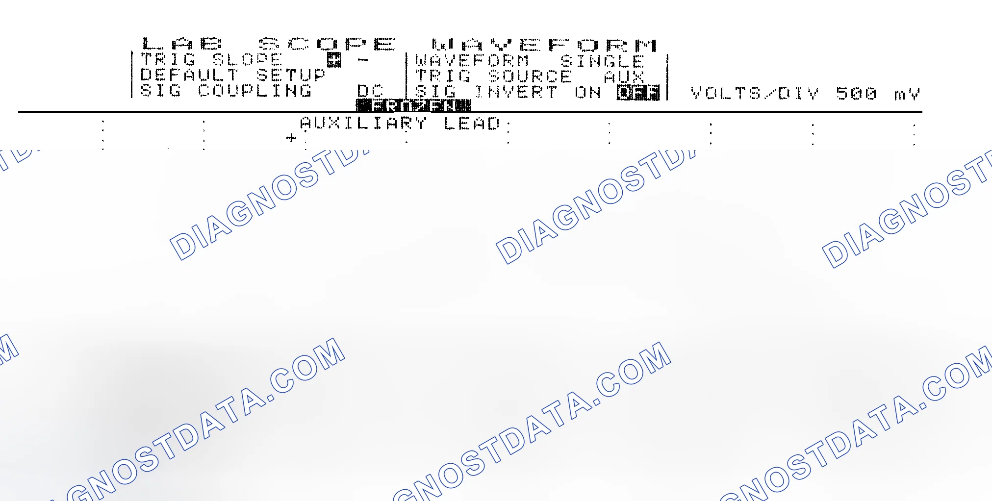 Scheme 14: Single Injector w/Excessive Current Flow - Current Pattern