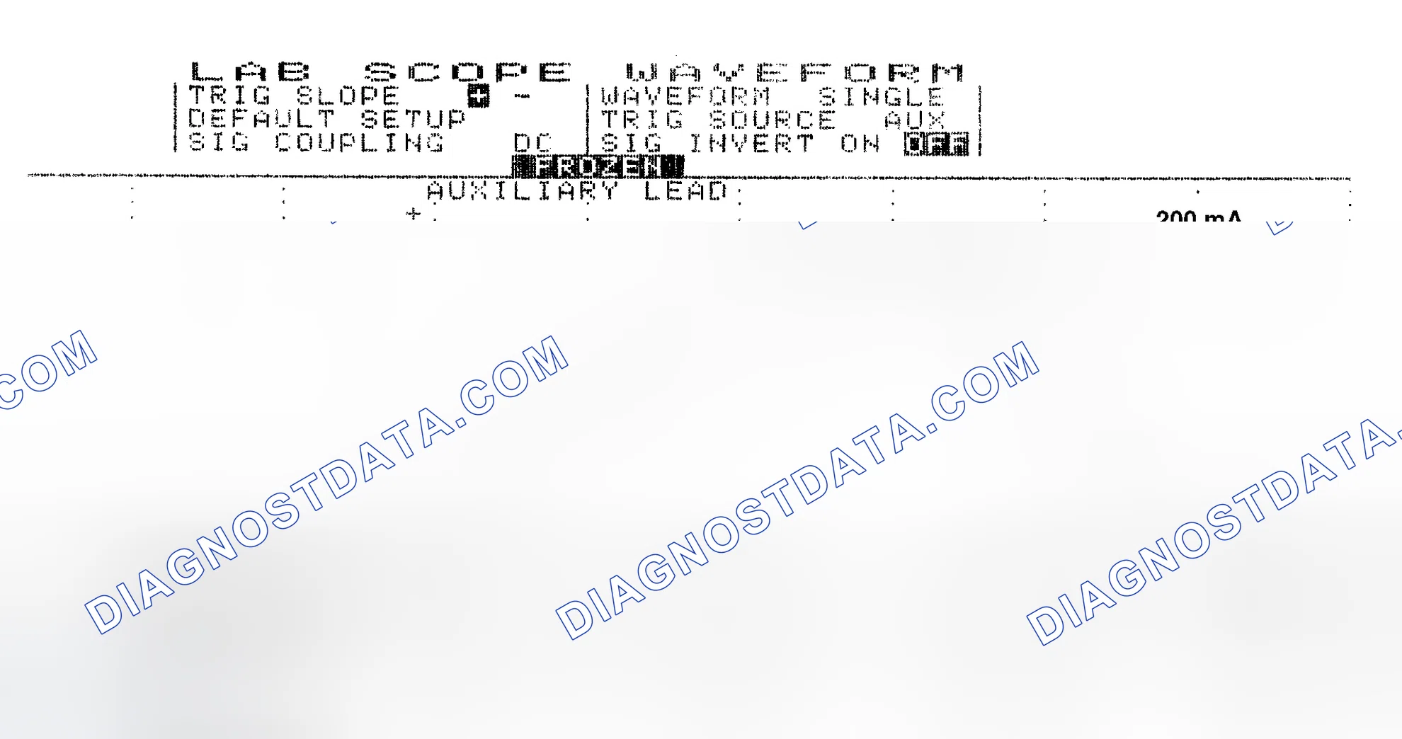 Scheme 13: Single Injector w/Normal Current Flow - Current Pattern