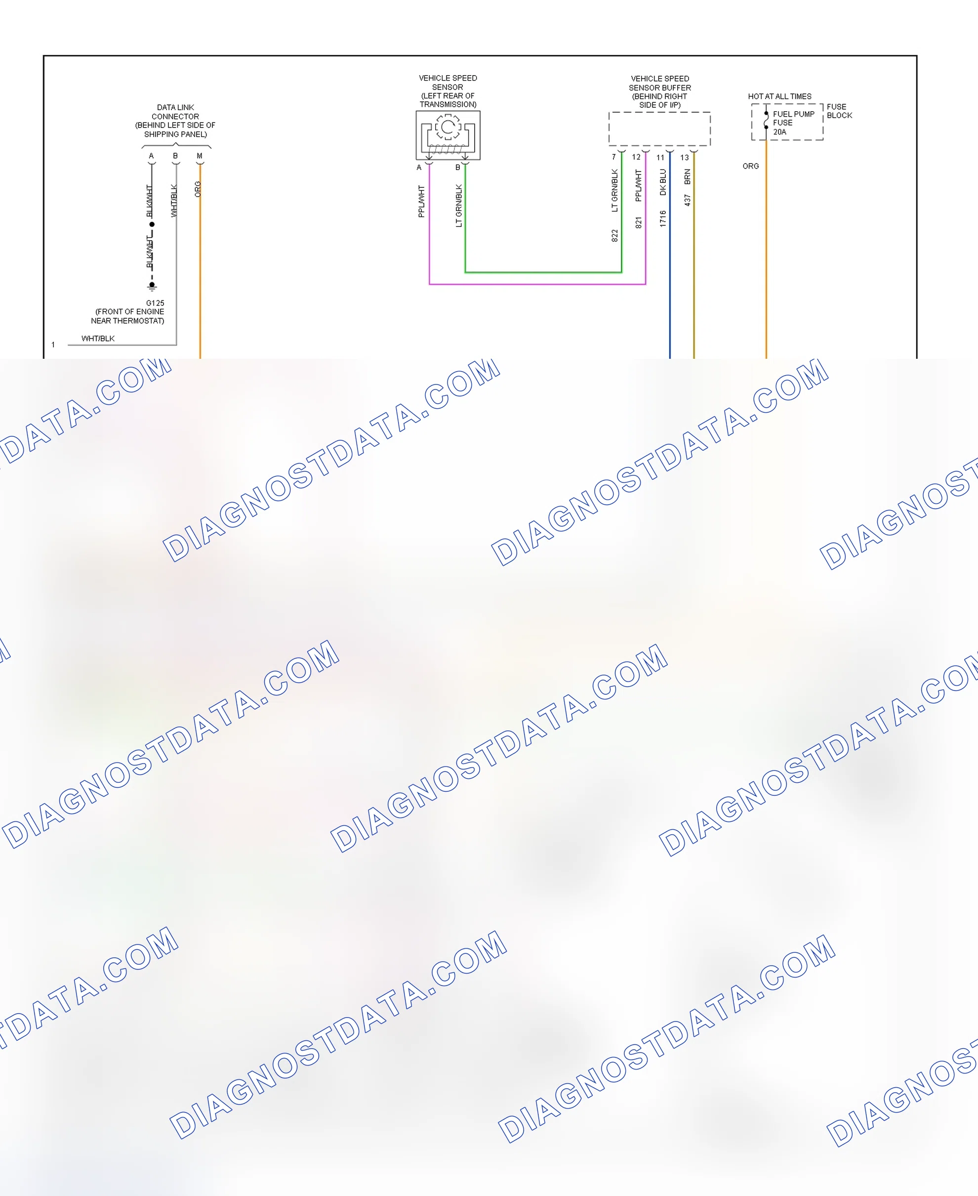 Scheme 279: Wiring Diagram ("P" Series - Cutaway - 7.4L - 3 Of 3)