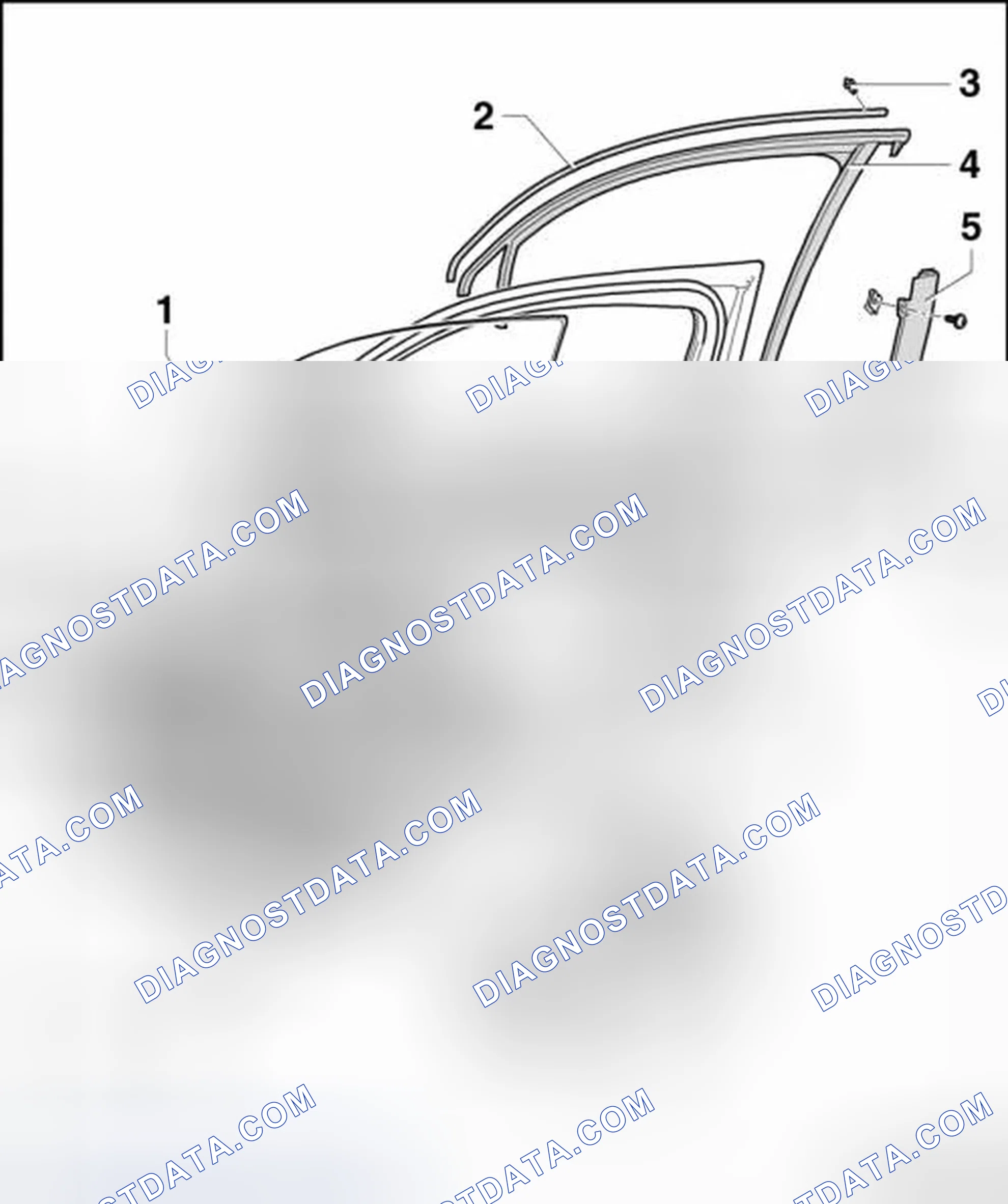 Scheme 31: FRONT DOOR WINDOW ASSEMBLY OVERVIEW