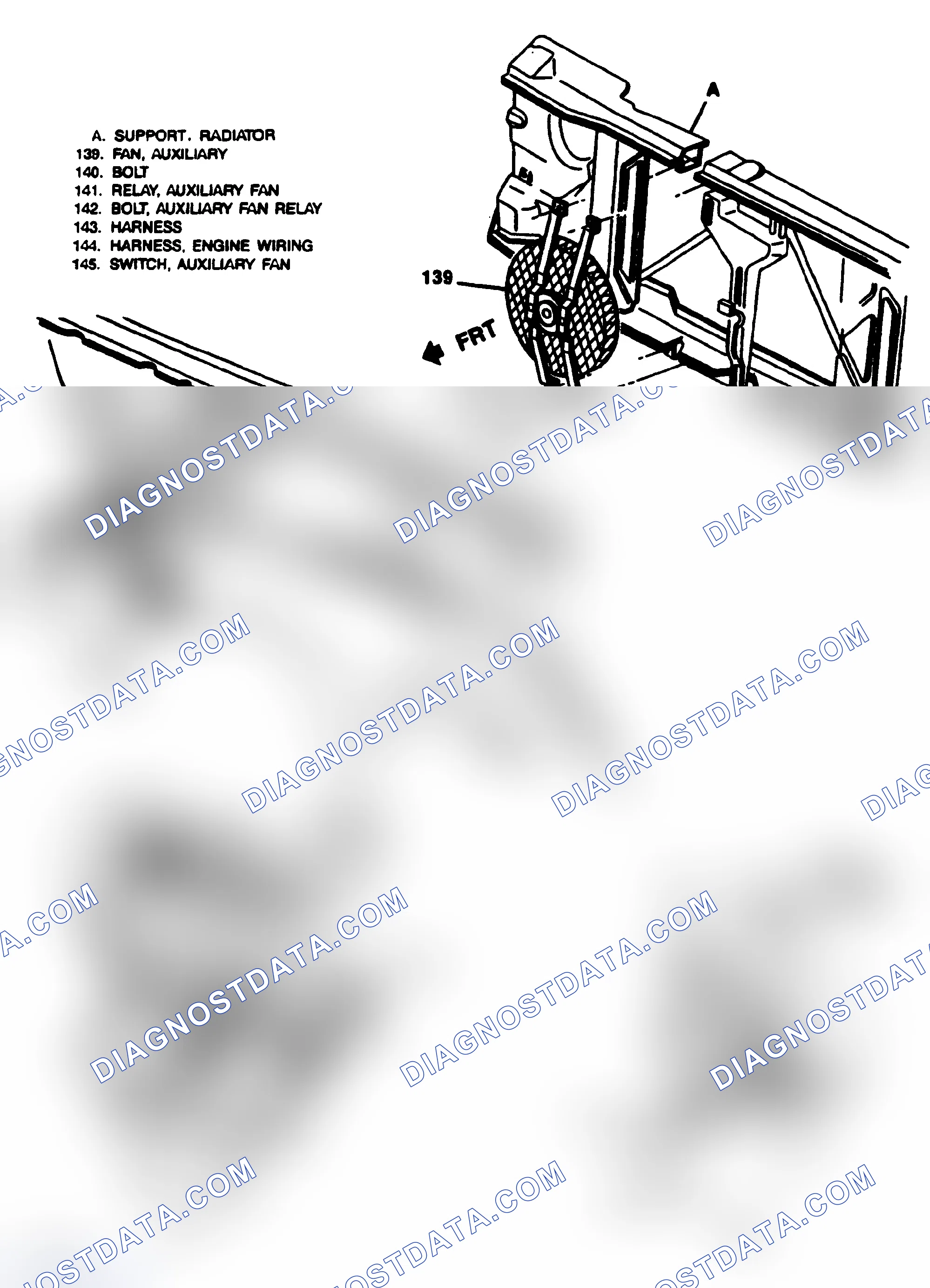 Scheme 2: Auxiliary Coolant Fan (Removal & Installation)