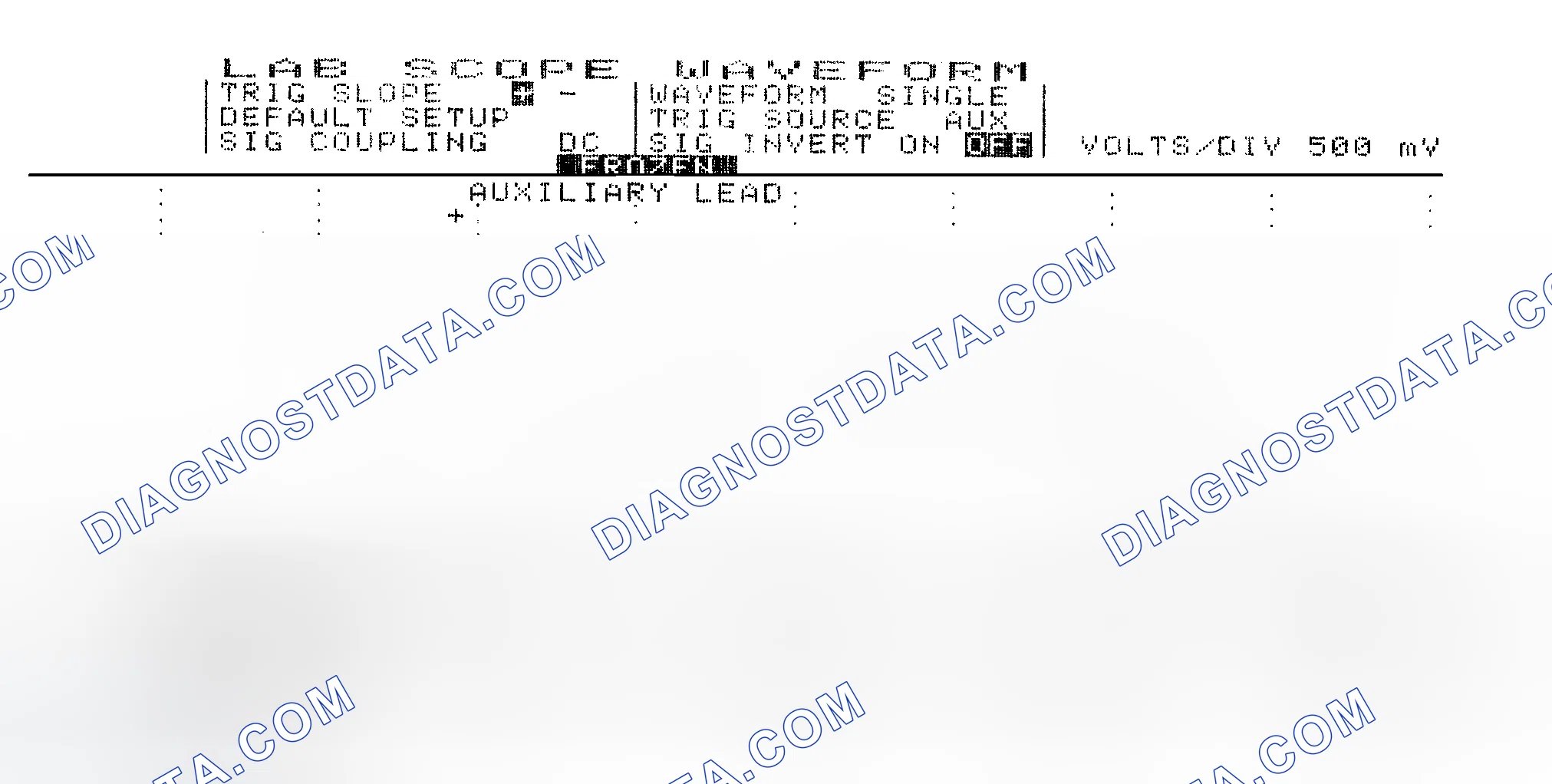 Scheme 14: Single Injector w/Excessive Current Flow - Current Pattern
