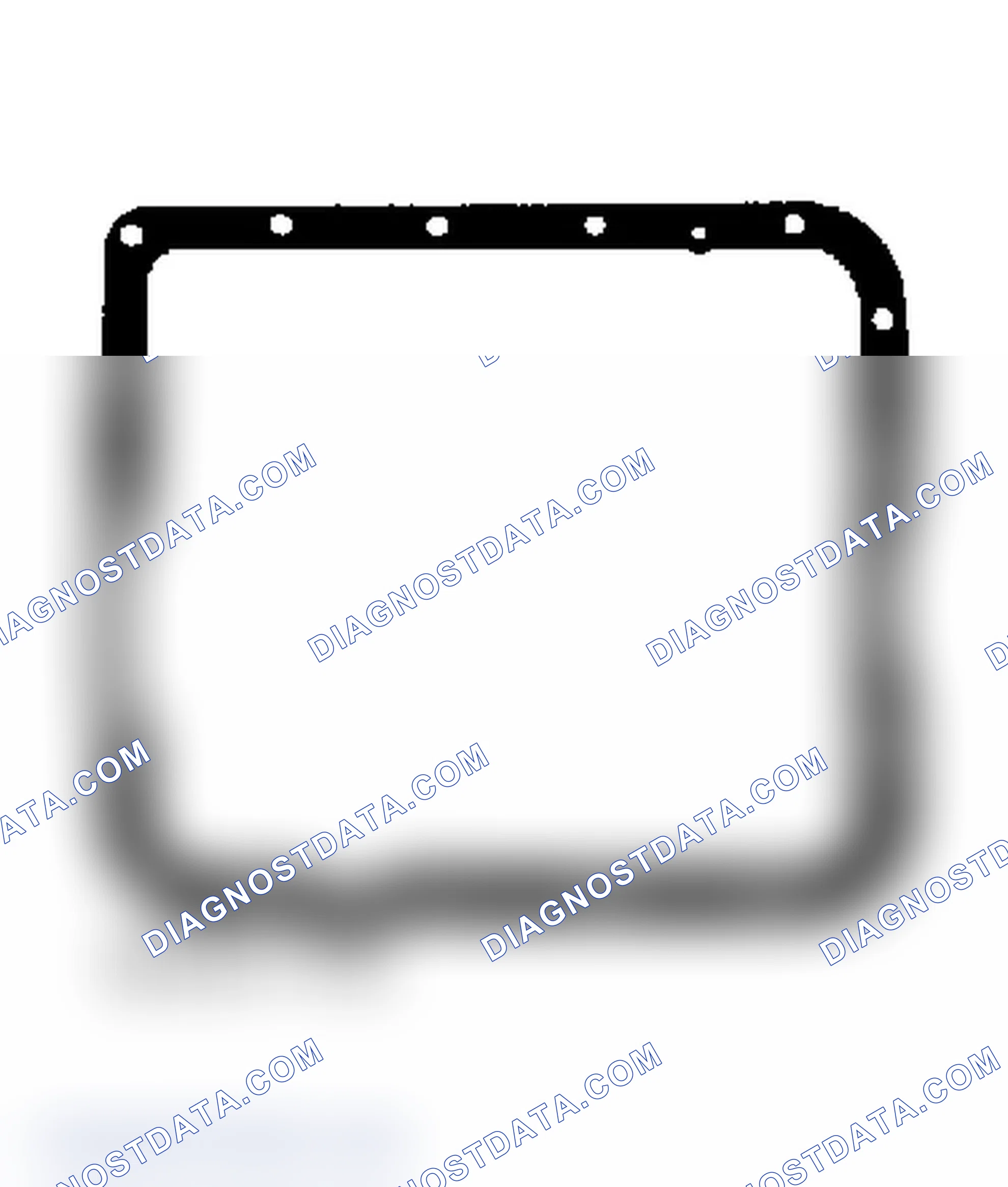 Scheme 60: Identifying Oil Pan Gasket (Hydra-Matic 700-R4)