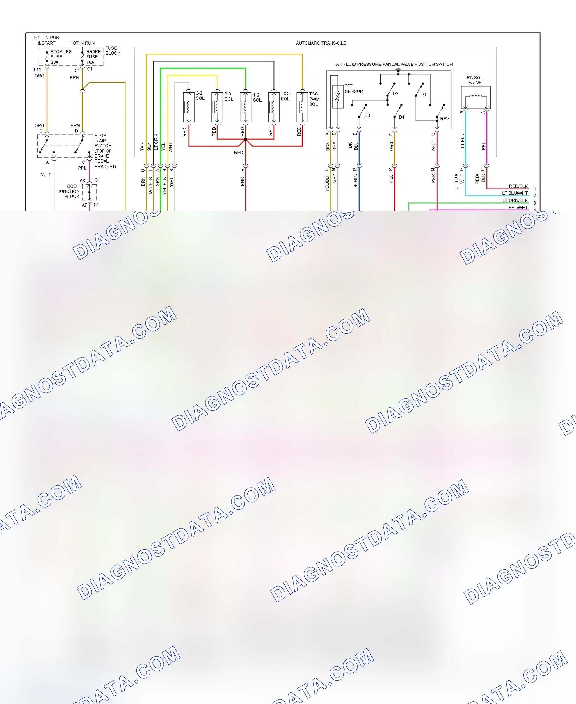 Scheme 180: PCM Wiring Diagram (Sierra, Silverado, Suburban, Tahoe, Yukon & Yukon XL - 4.8L & 5.3L - Canadian Built - 3 Of 5)