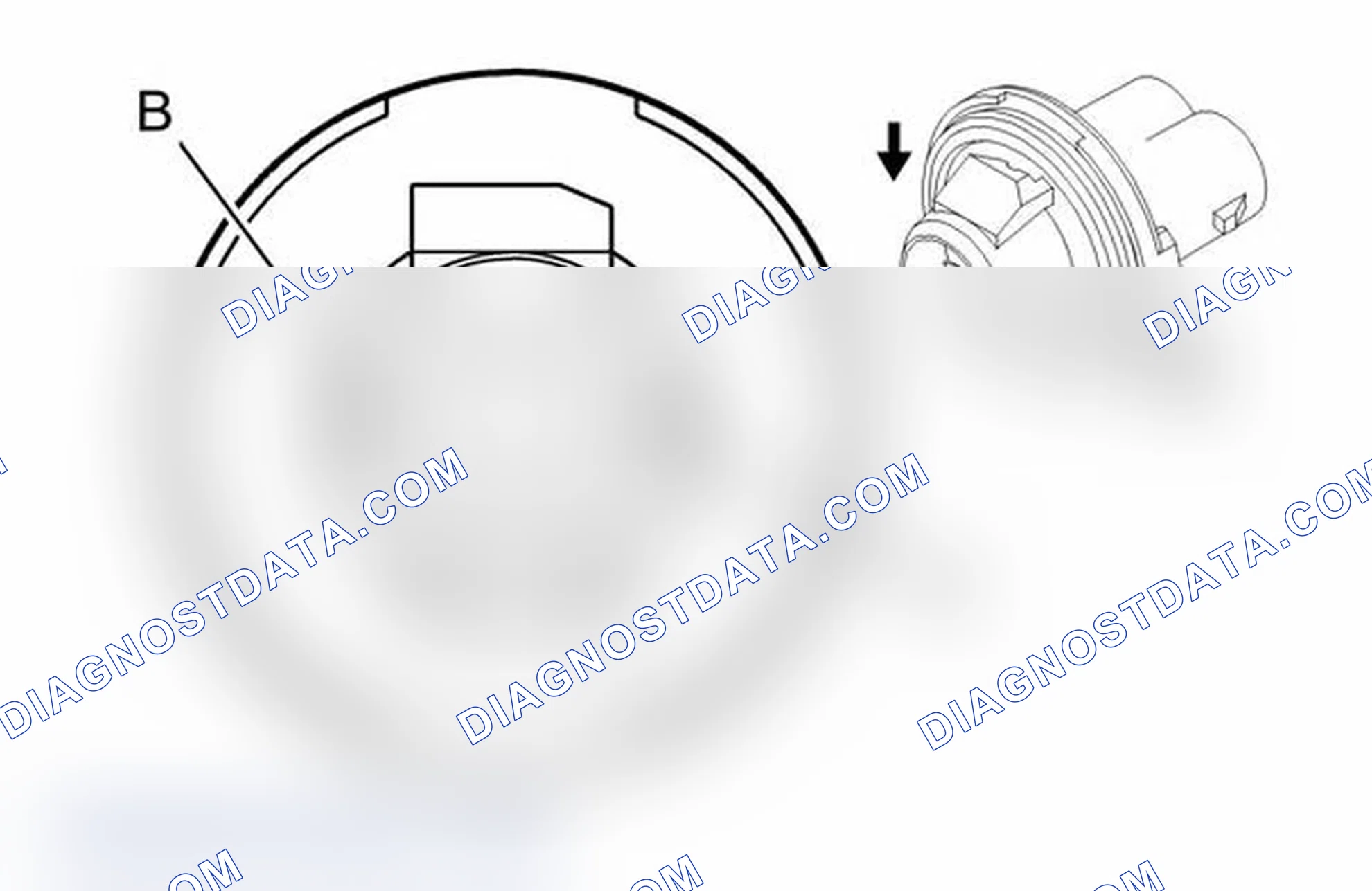 Scheme 70: License Lamp - Left