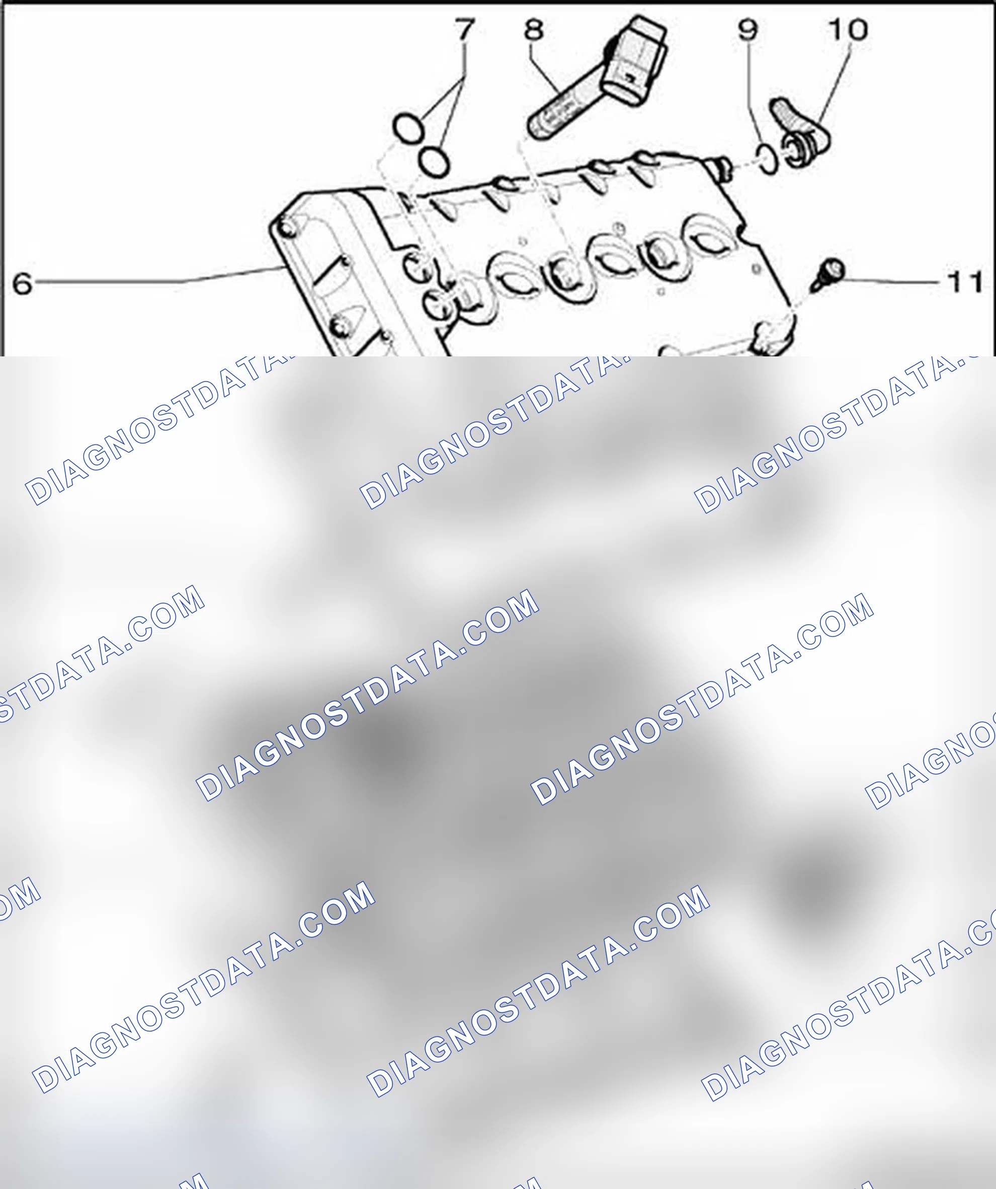 Scheme 617: Cylinder Head, Assembly Overview
