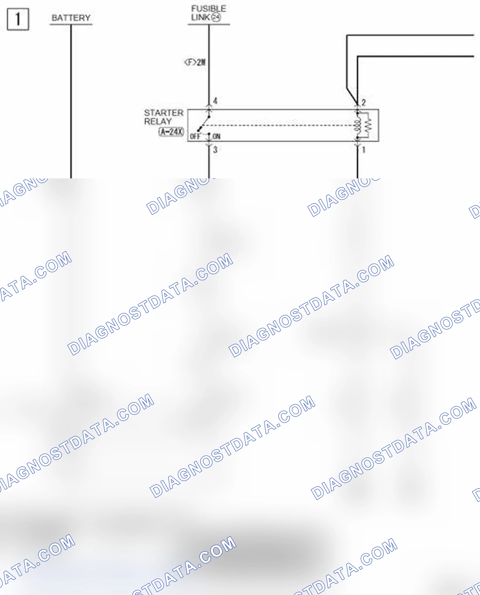 Scheme 603: STARTING SYSTEM