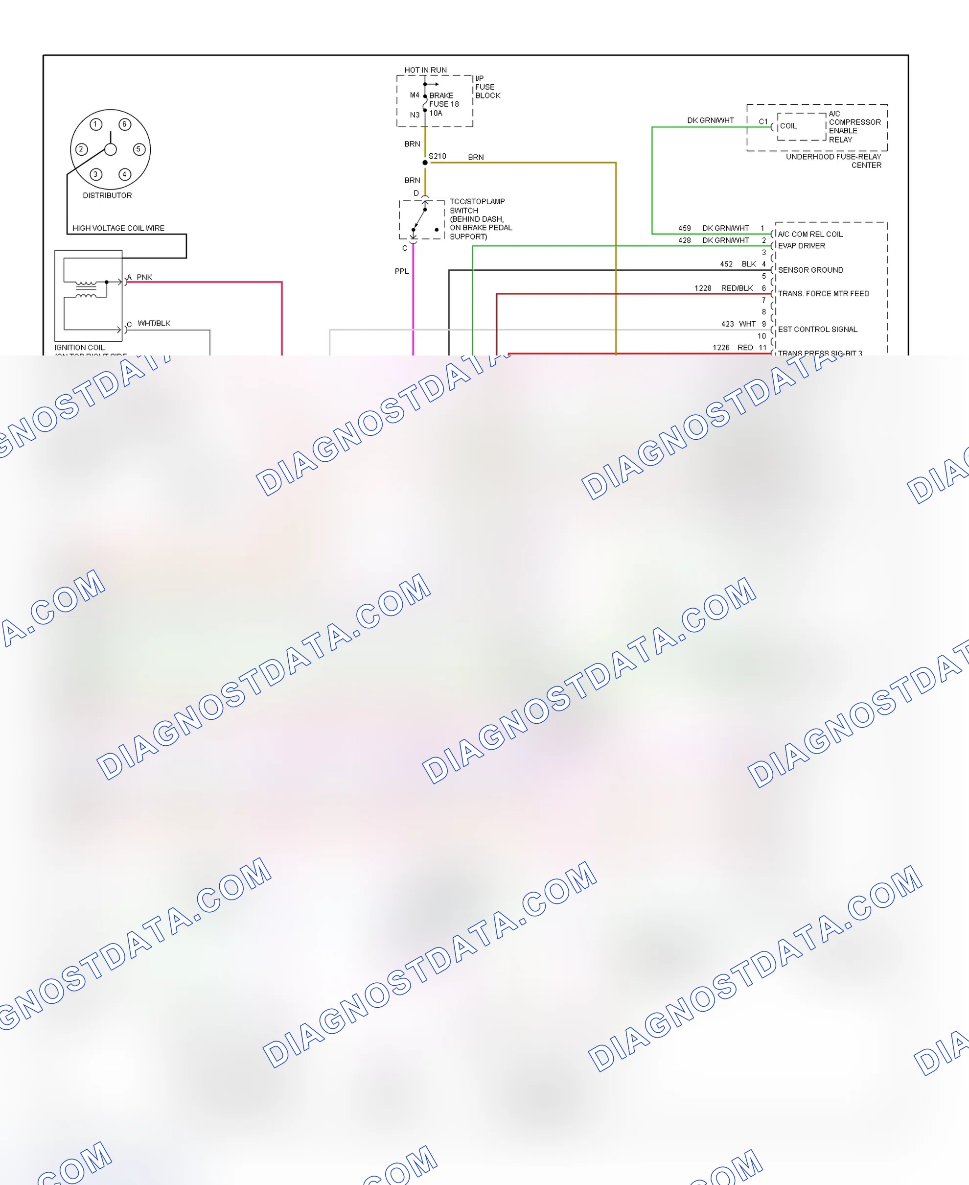 Scheme 51: PCM Wiring Diagram (Express & Savana - 4.3L - 4 Of 4)