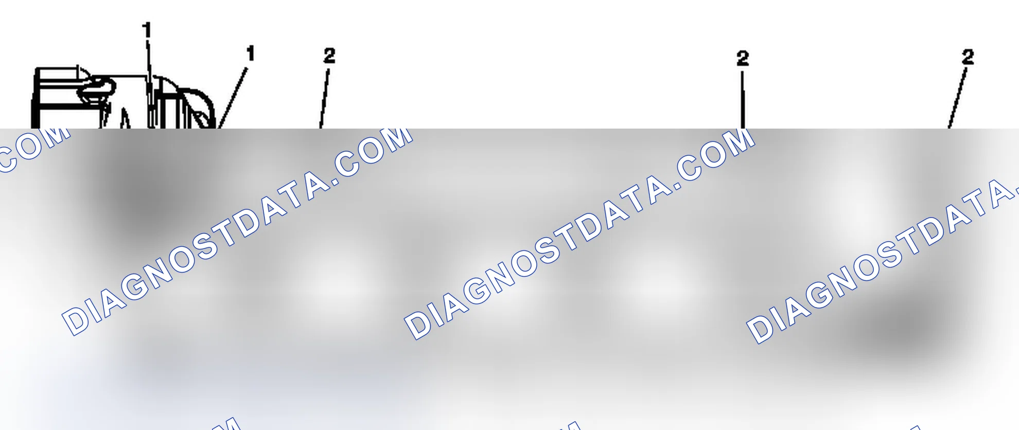 Scheme 14: Cylinder Head - Exhaust Manifold Deck View