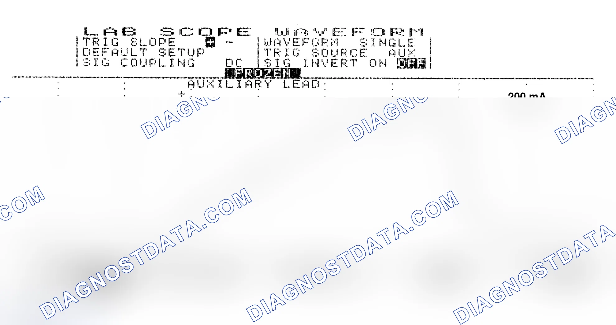 Scheme 13: Single Injector w/Normal Current Flow - Current Pattern