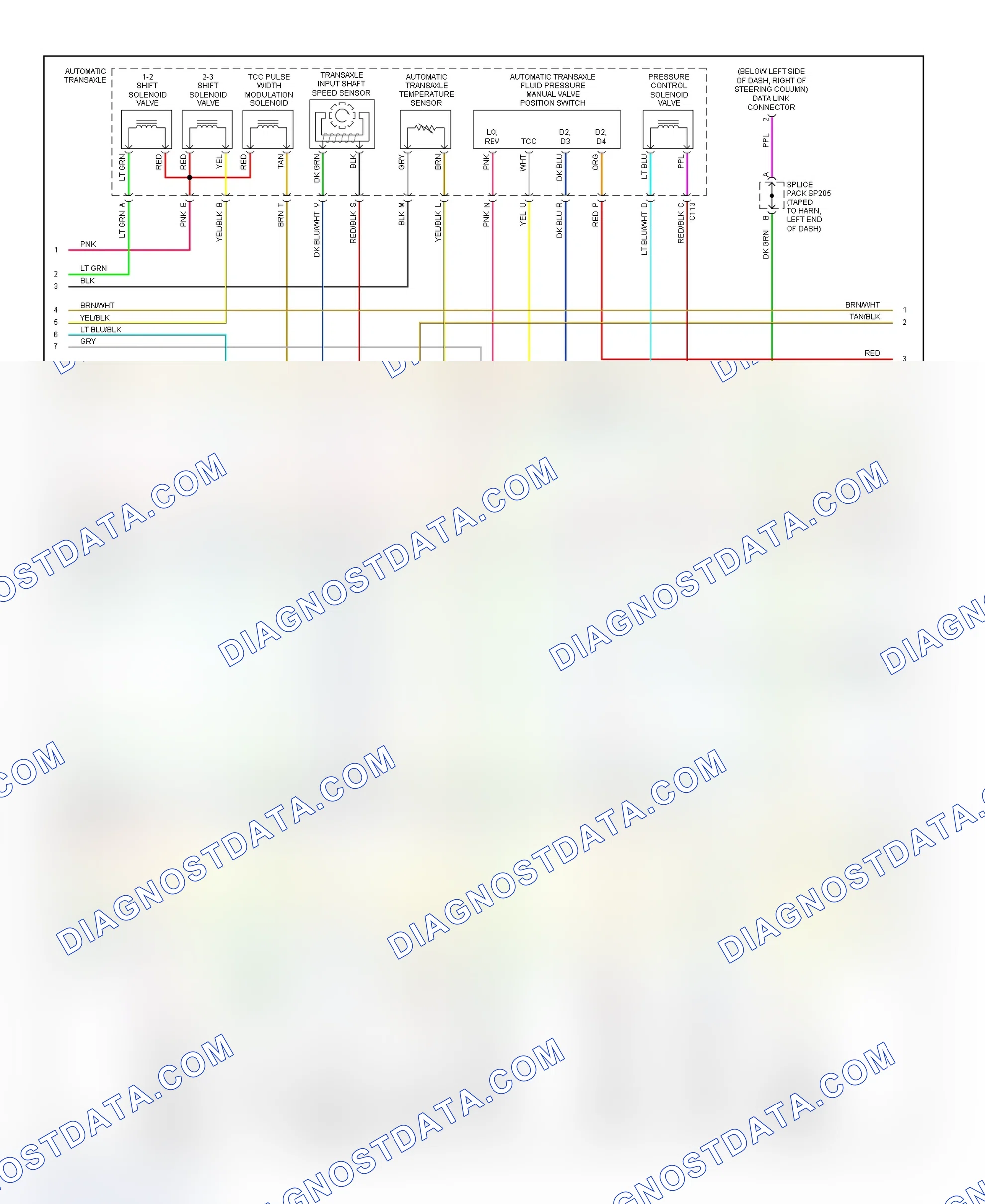 Scheme 168: PCM Wiring Diagram (Impala & Monte Carlo - 3.4L - 2 Of 4)