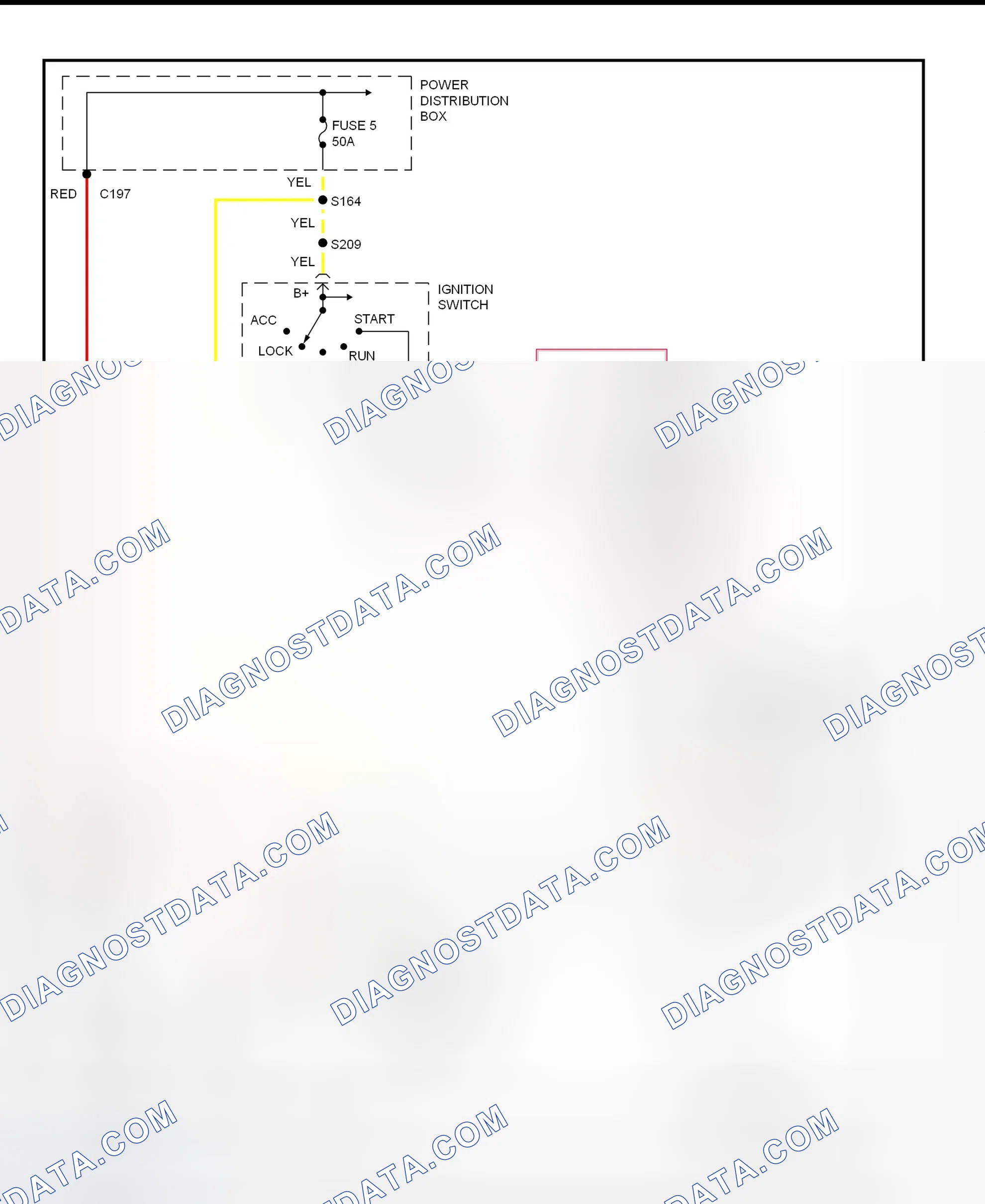 Scheme 1: Starter System Wiring Diagram (A/T)