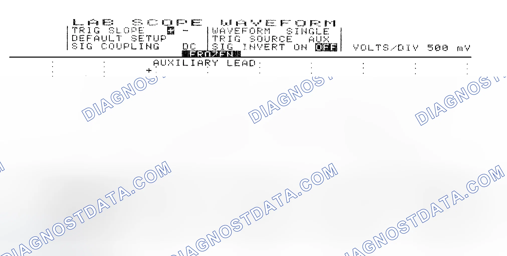 Scheme 14: Single Injector w/Excessive Current Flow - Current Pattern