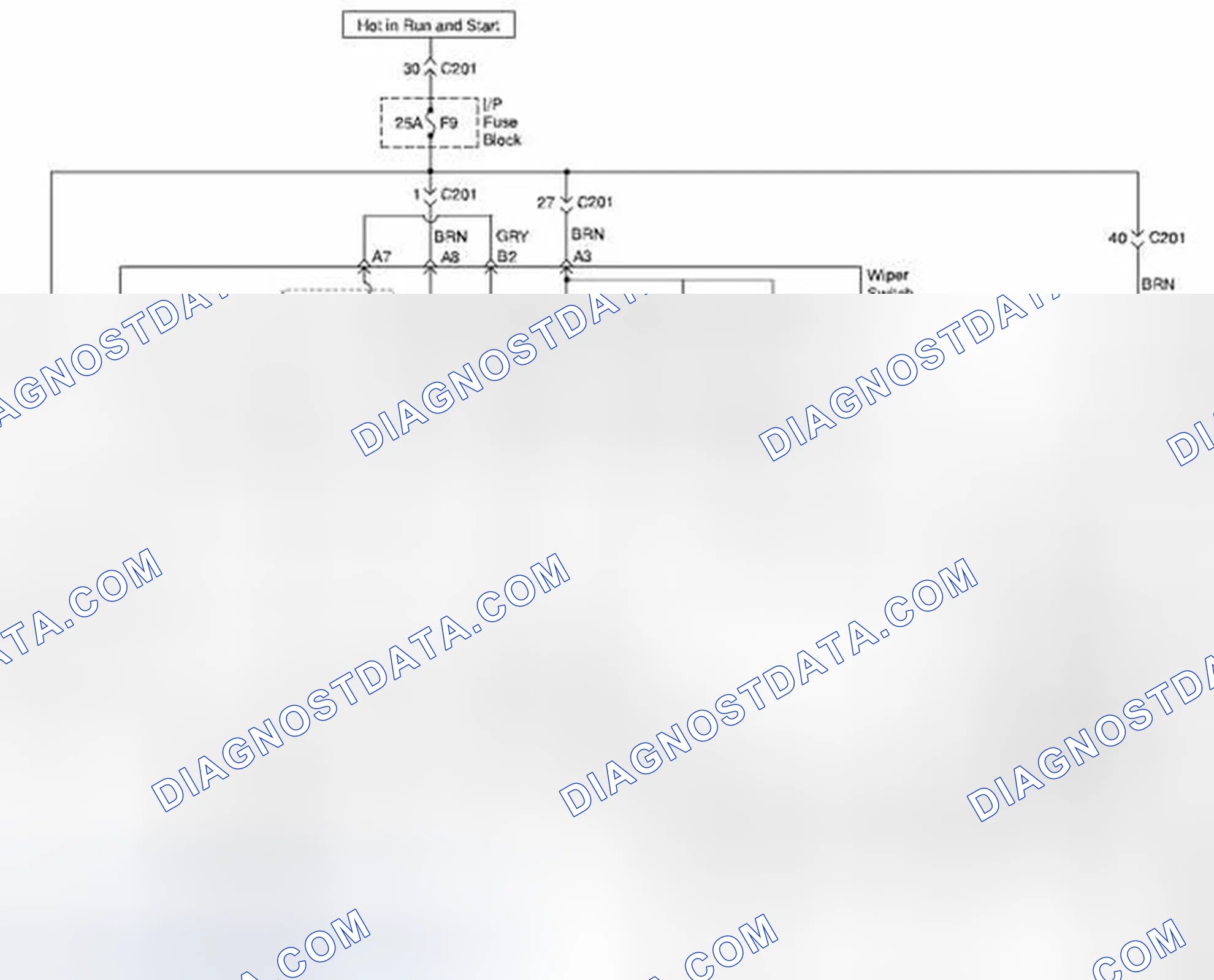 Scheme 3: For with REAR INTERMITTENT, HATCHBACK Model
