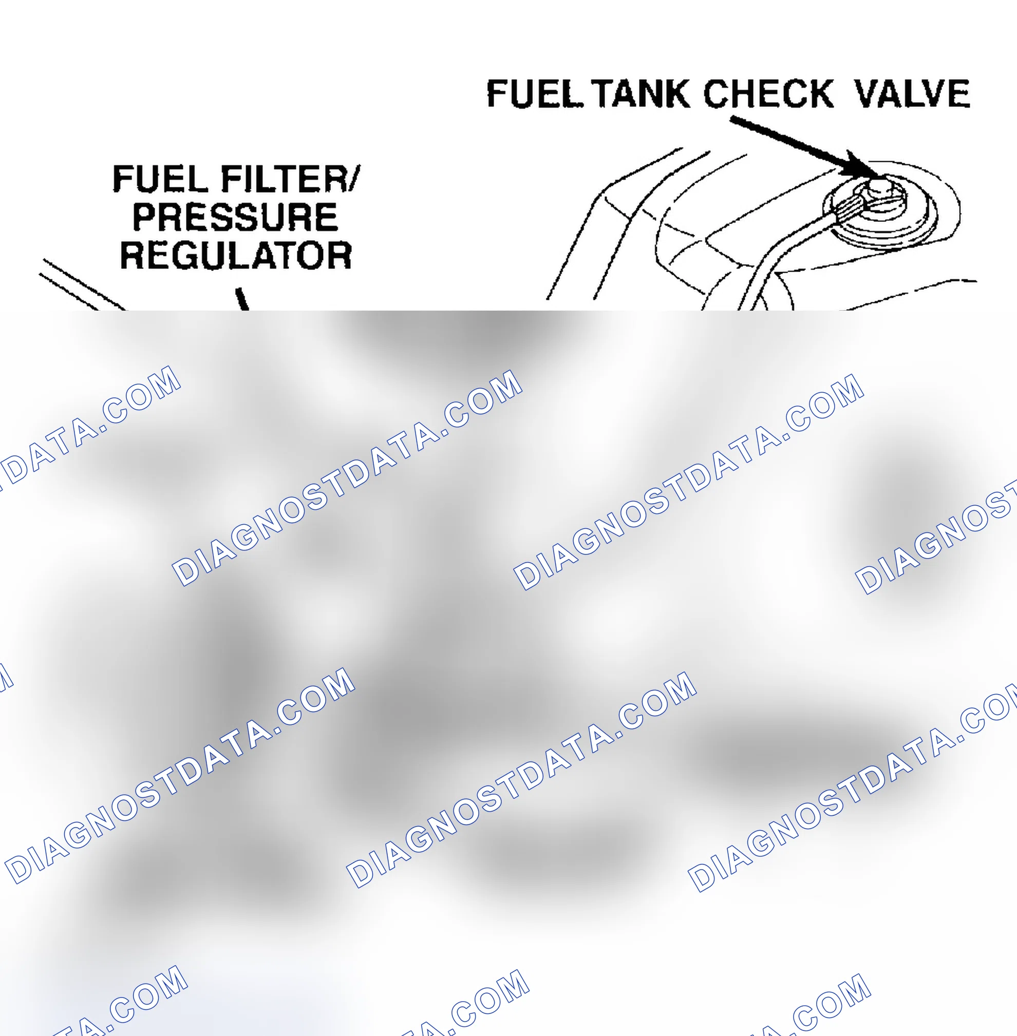 Scheme 299: FUEL PUMP MODULE & RELATED COMPONENTS LOCATION