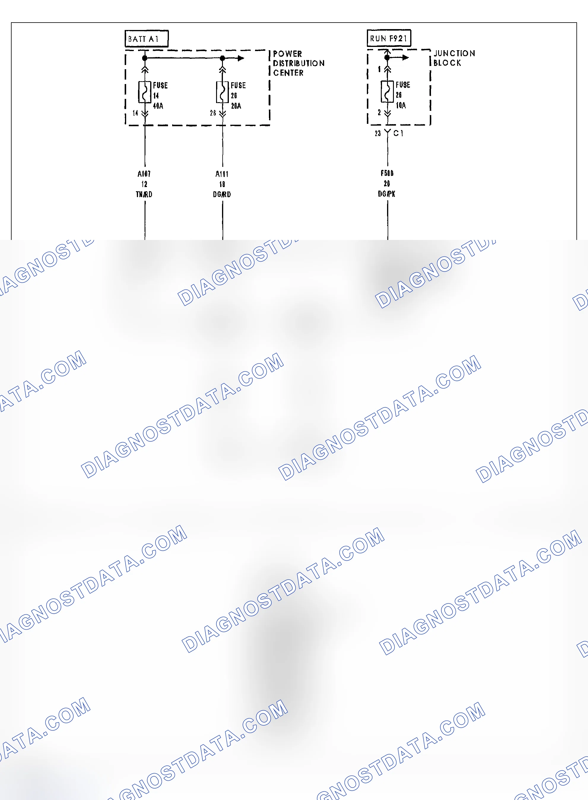 Scheme 217: P1205-REAR TRACTION CONTROL INLET VALVE CONTROL CIRCUIT LOW