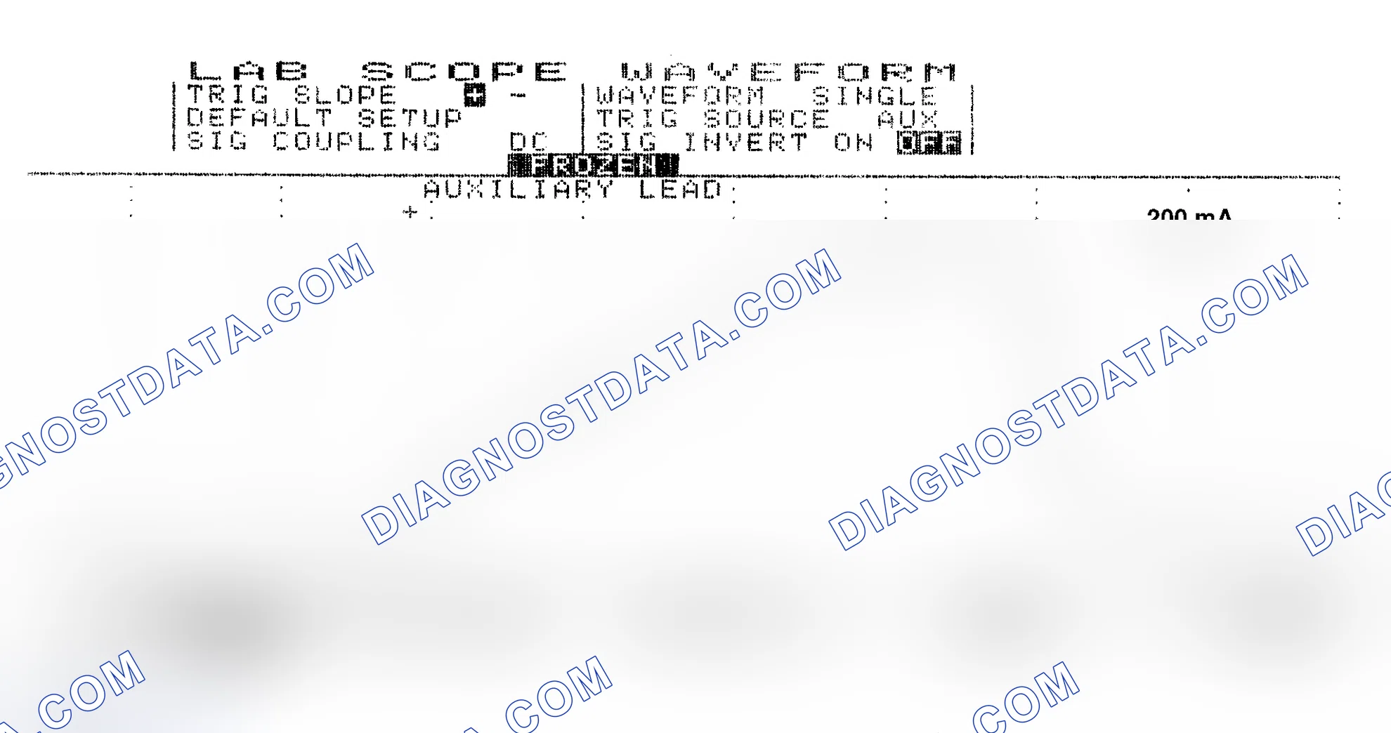 Scheme 13: Single Injector w/Normal Current Flow - Current Pattern