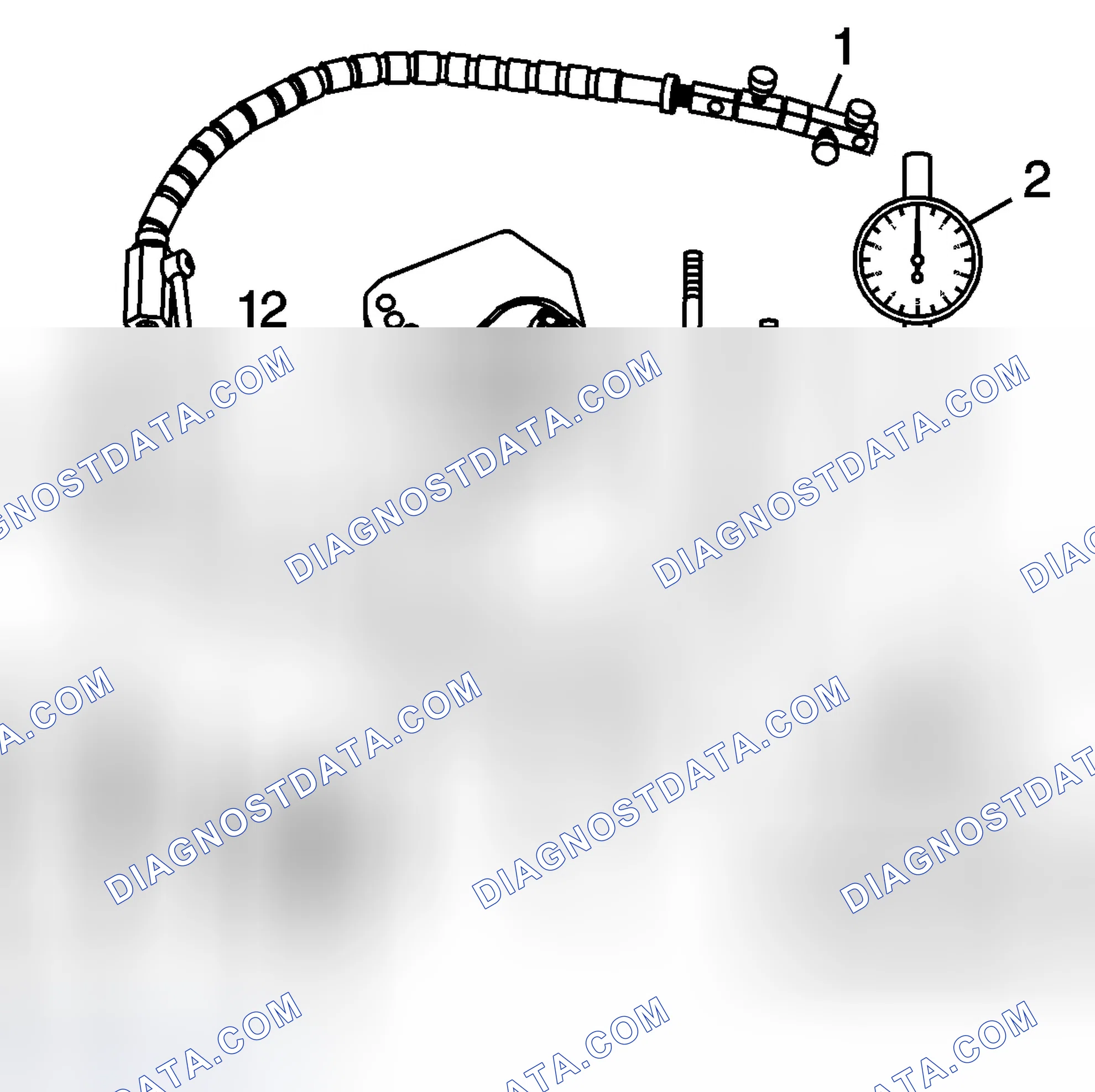 Scheme 115: Measuring Connecting Rod Bearing Clearance - Using J 43690/J 43690-100
