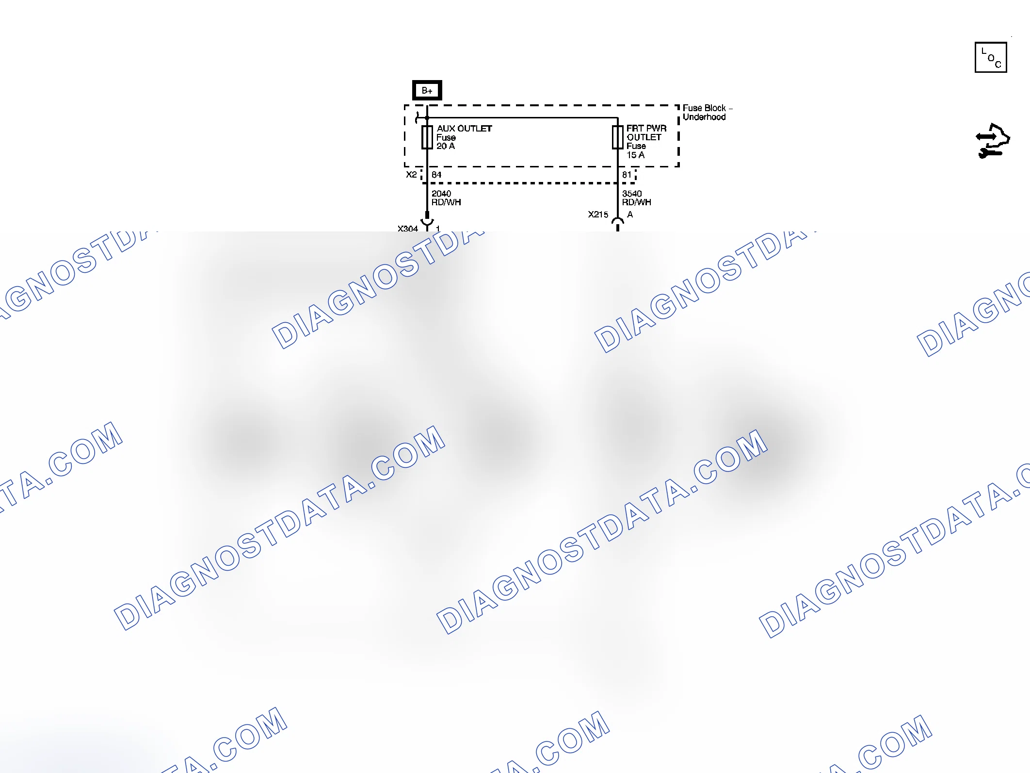 Scheme 33: Cigar Lighter/Power Outlet Schematics