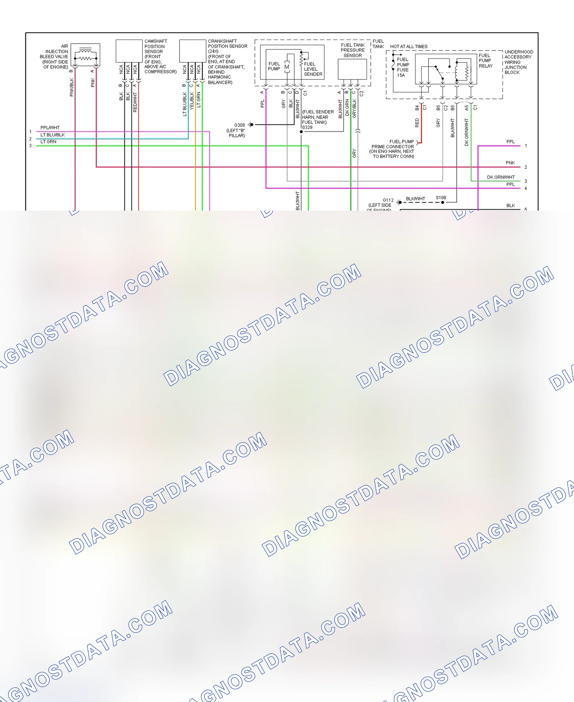 Scheme 138: PCM Wiring Diagram (Montana, Silhouette & Venture - 3.4L - 2 Of 4)