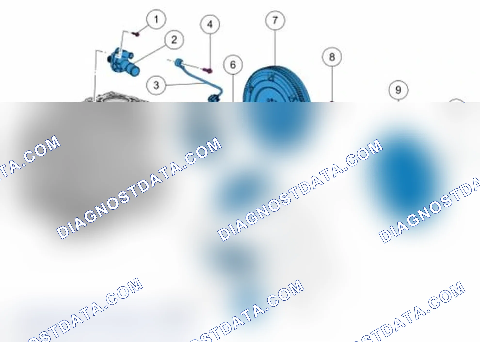 Scheme 33: Rear Engine Components Exploded View