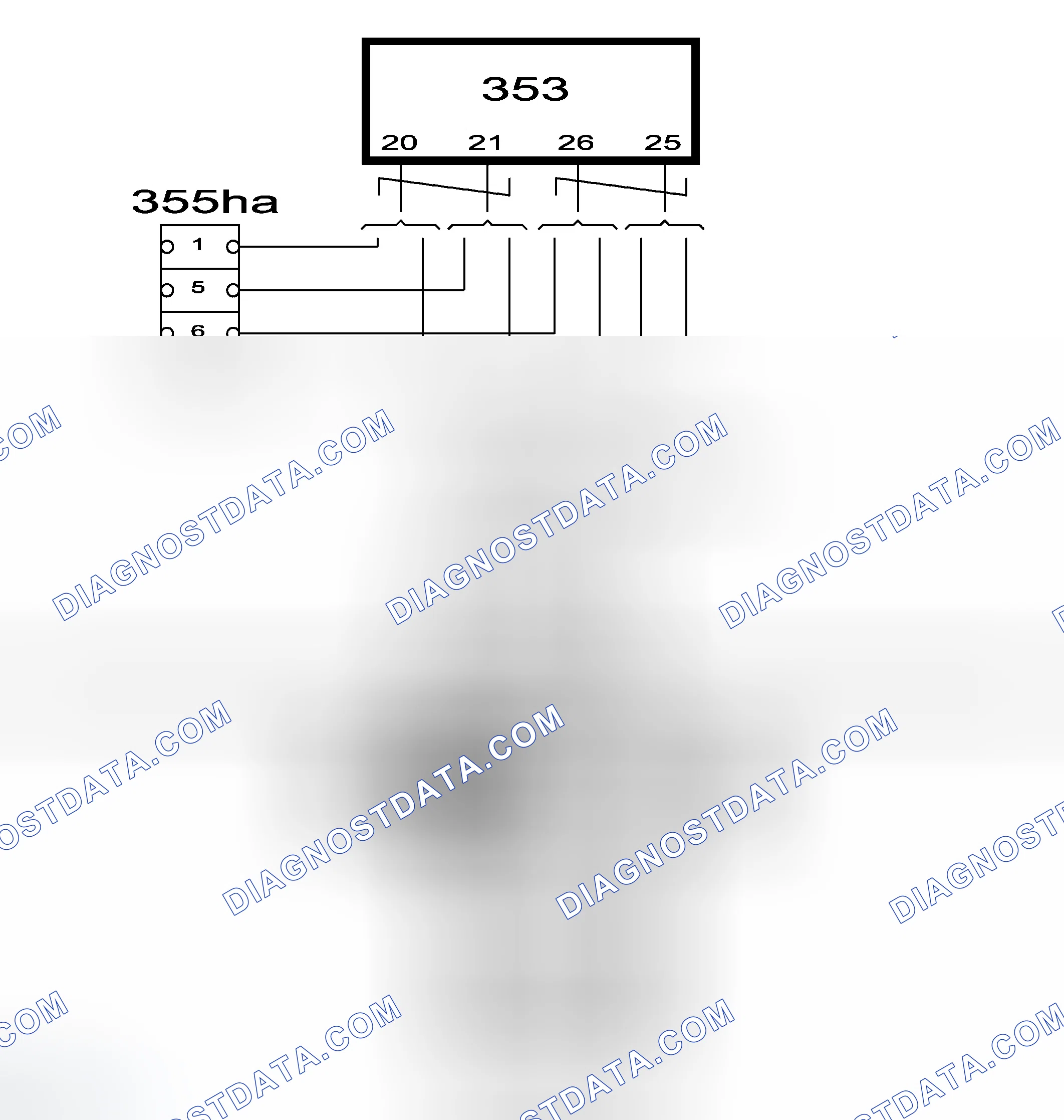 Scheme 24: No sound on one or both channels of the CD changer. The SID displays CD changer information.
