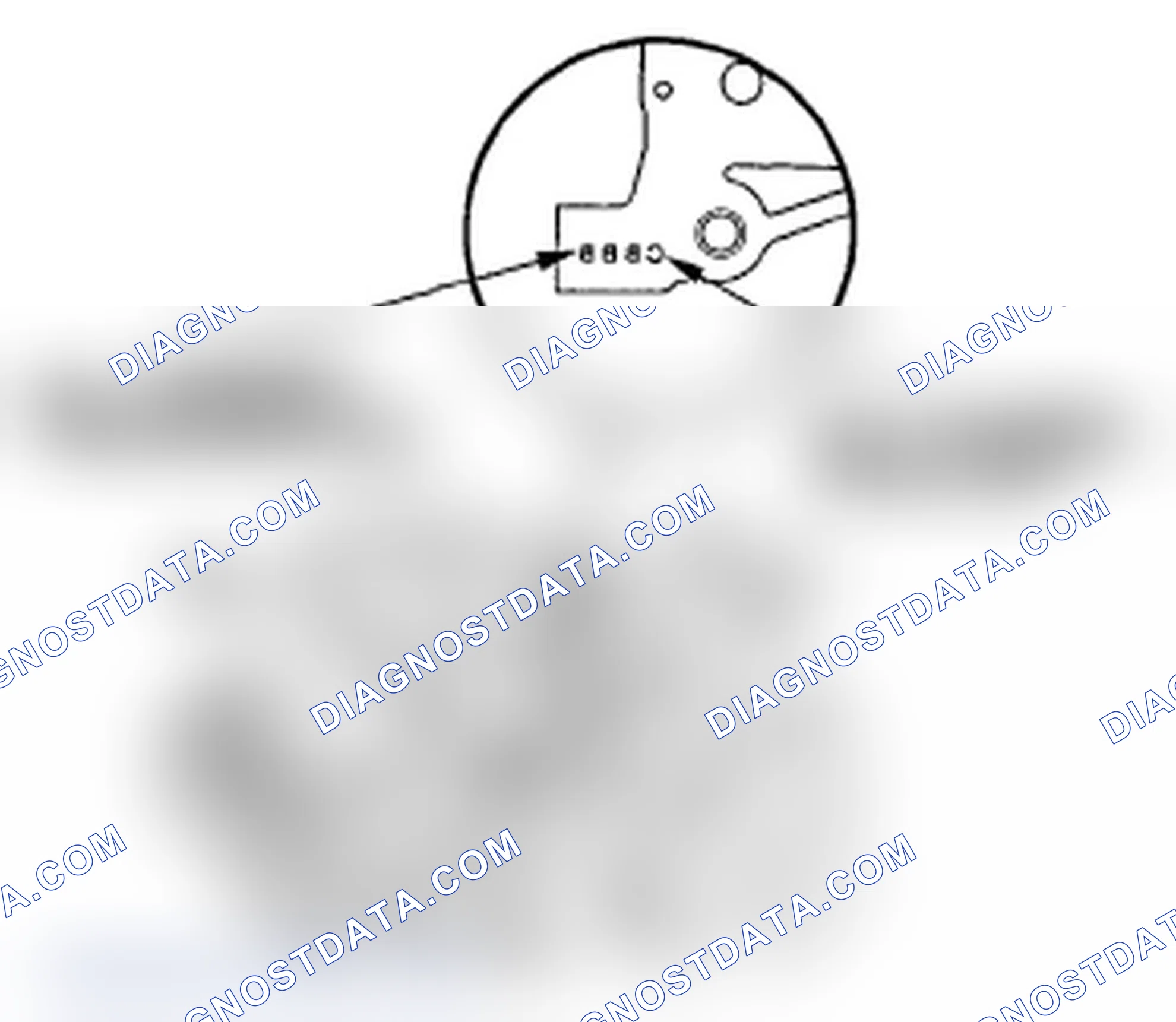 Scheme 258: Crankshaft Bore Code Location